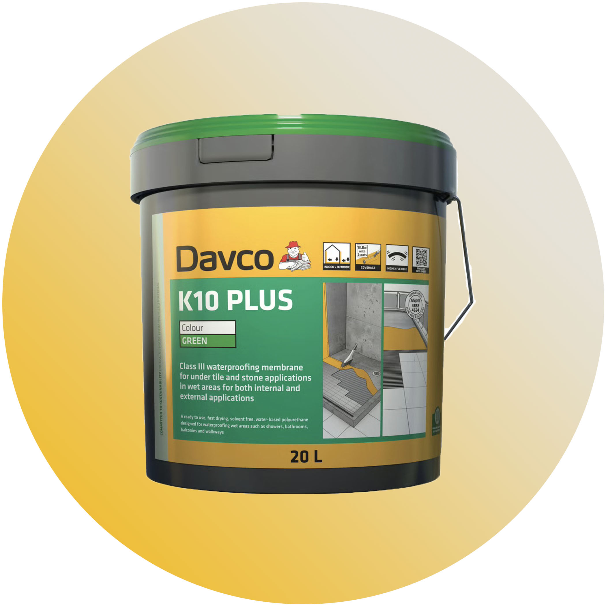Davco K10 Plus - Green 20L Variation Image