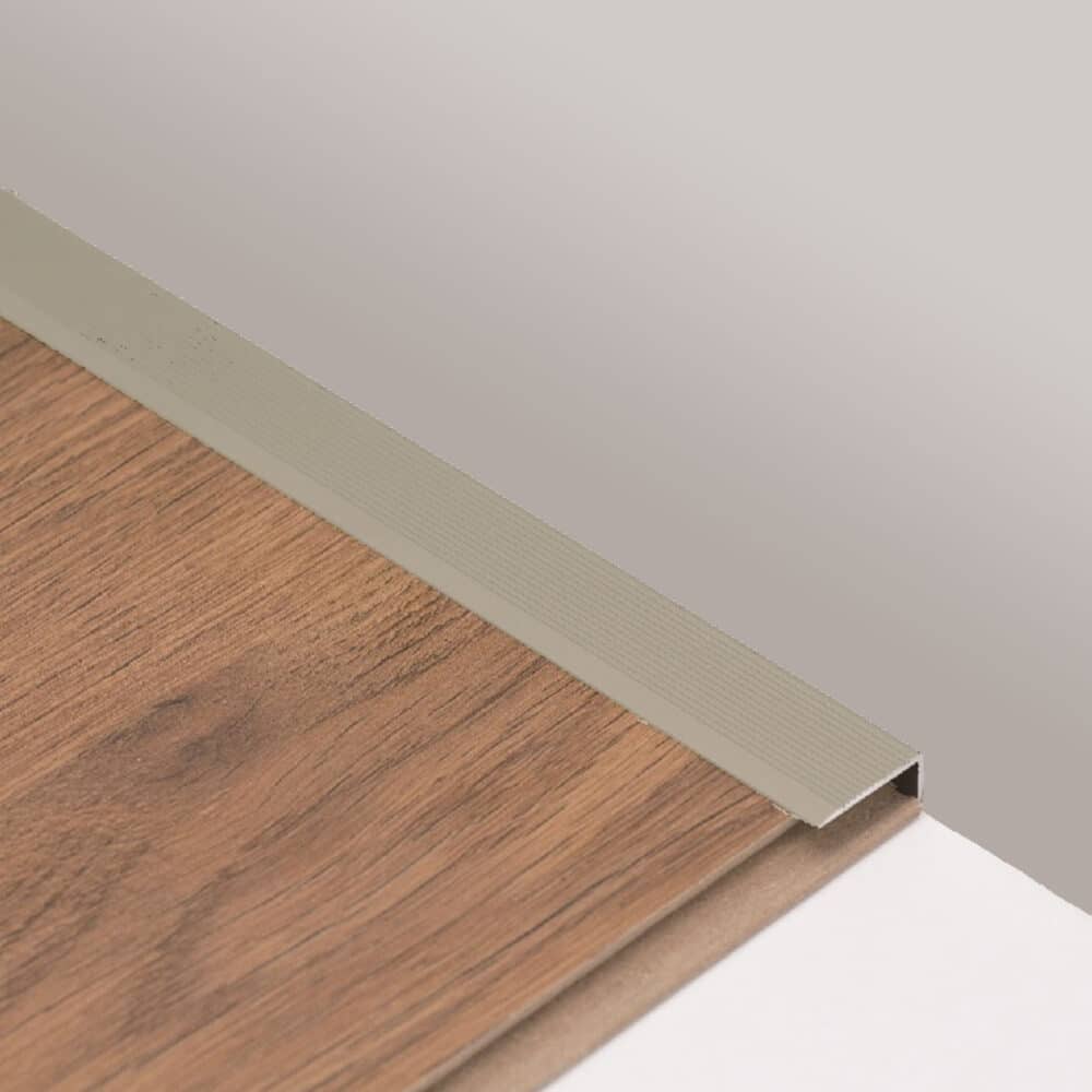 L Shape Angle End Flooring Trim - Champagne Variation Image