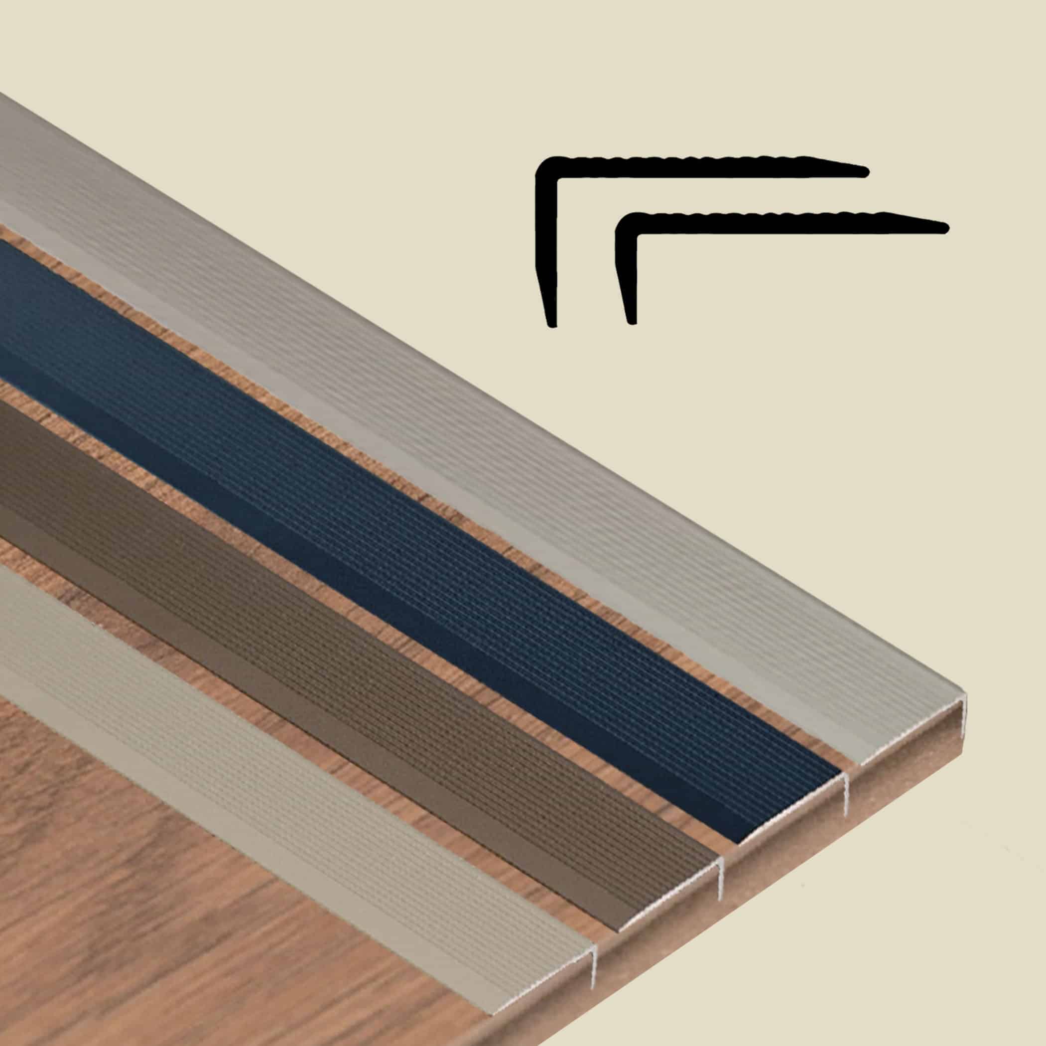 L Shape Angle End Flooring Trim - Product Image