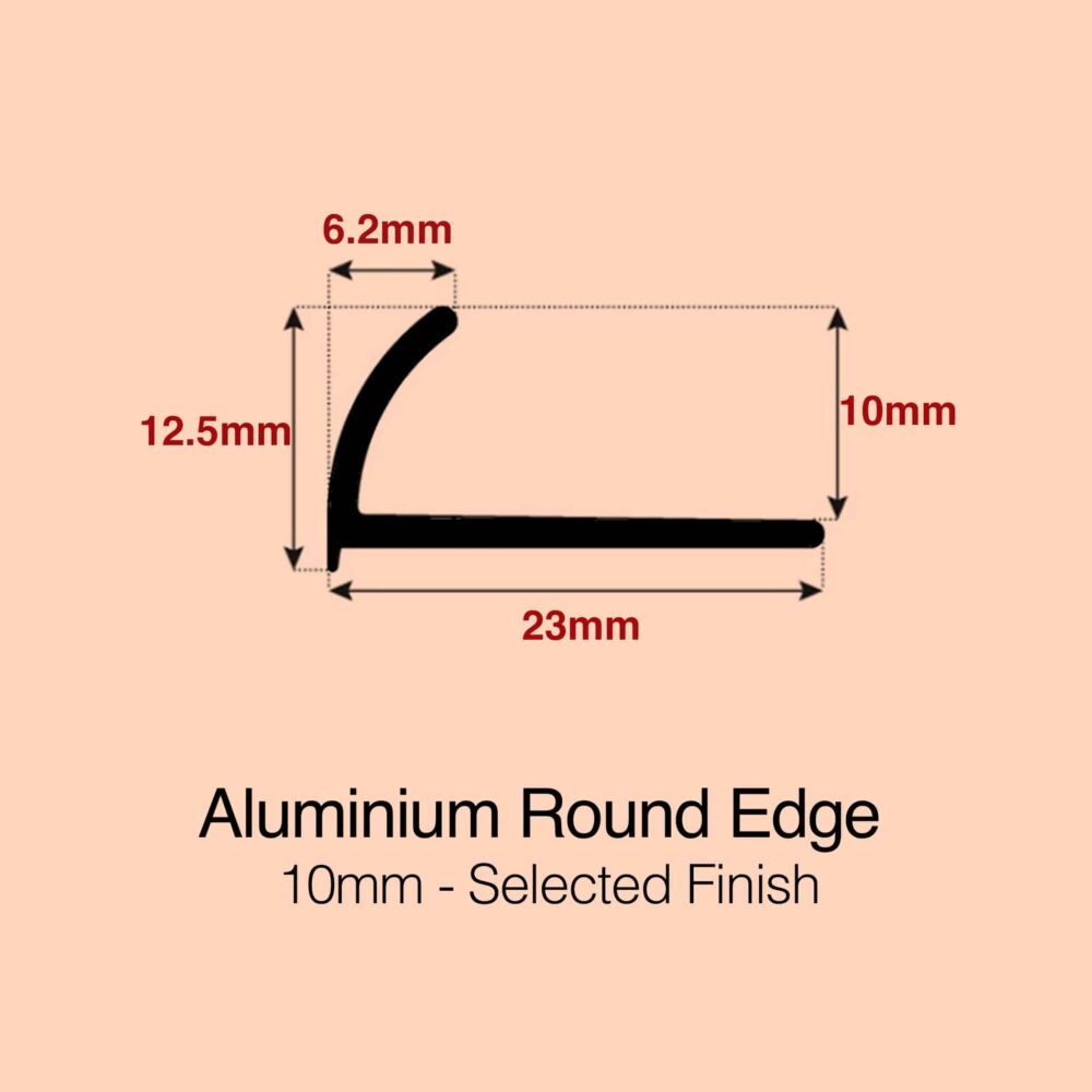 Round Edge Trim - 10mm Gallery Image