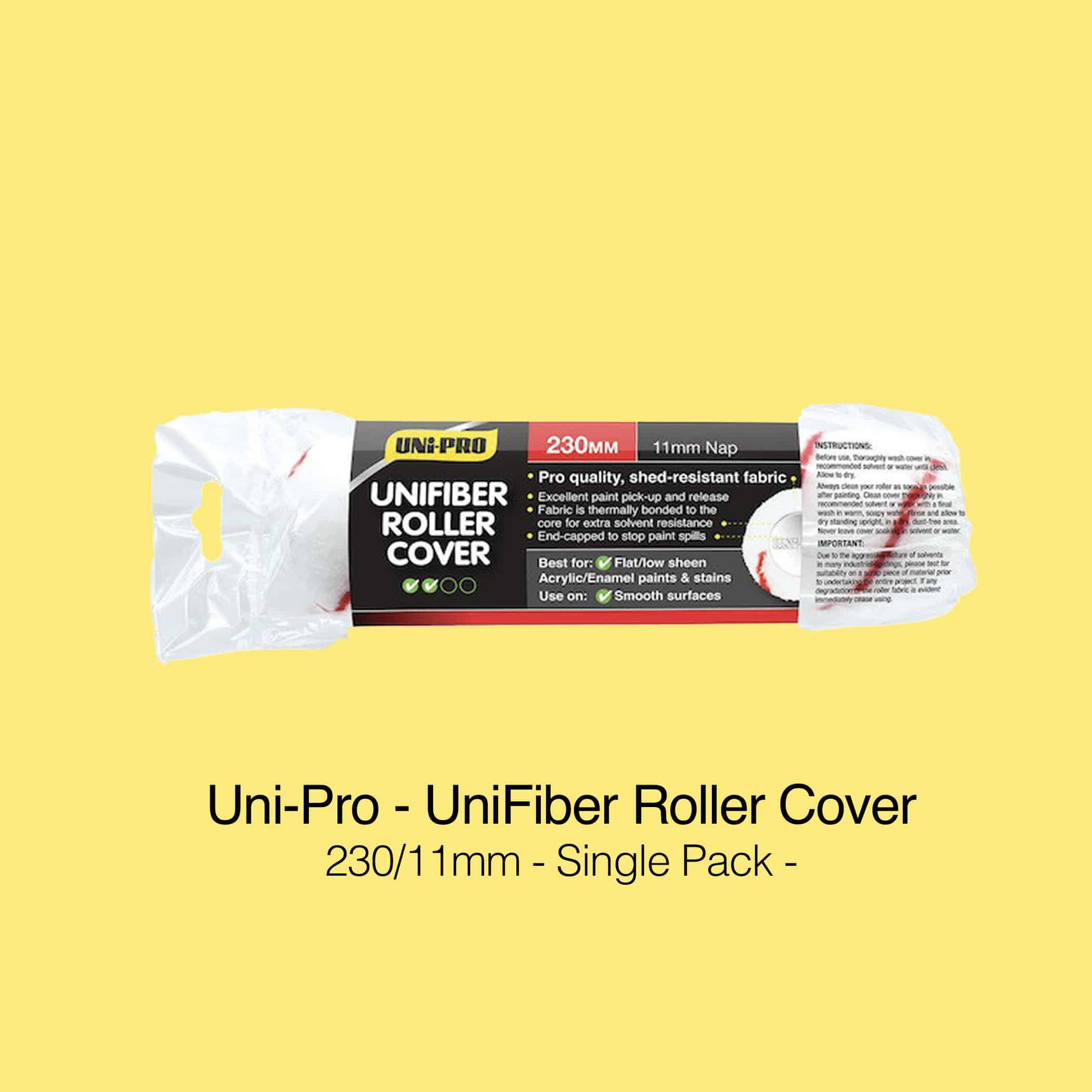 UNi-PRO Unifiber Roller Cover Single - Gallery Image