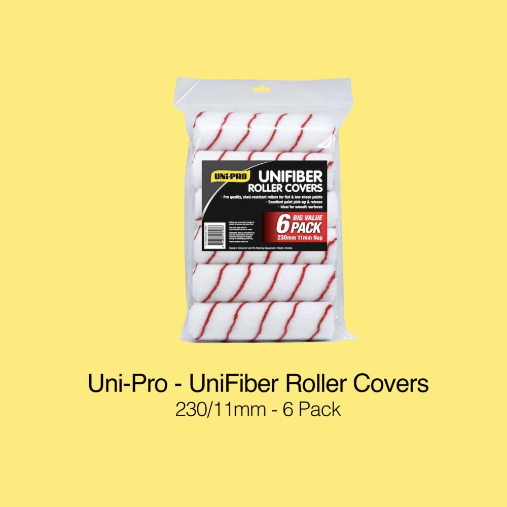 UNi-PRO Unifiber Roller Cover 6 Pack - Gallery Image