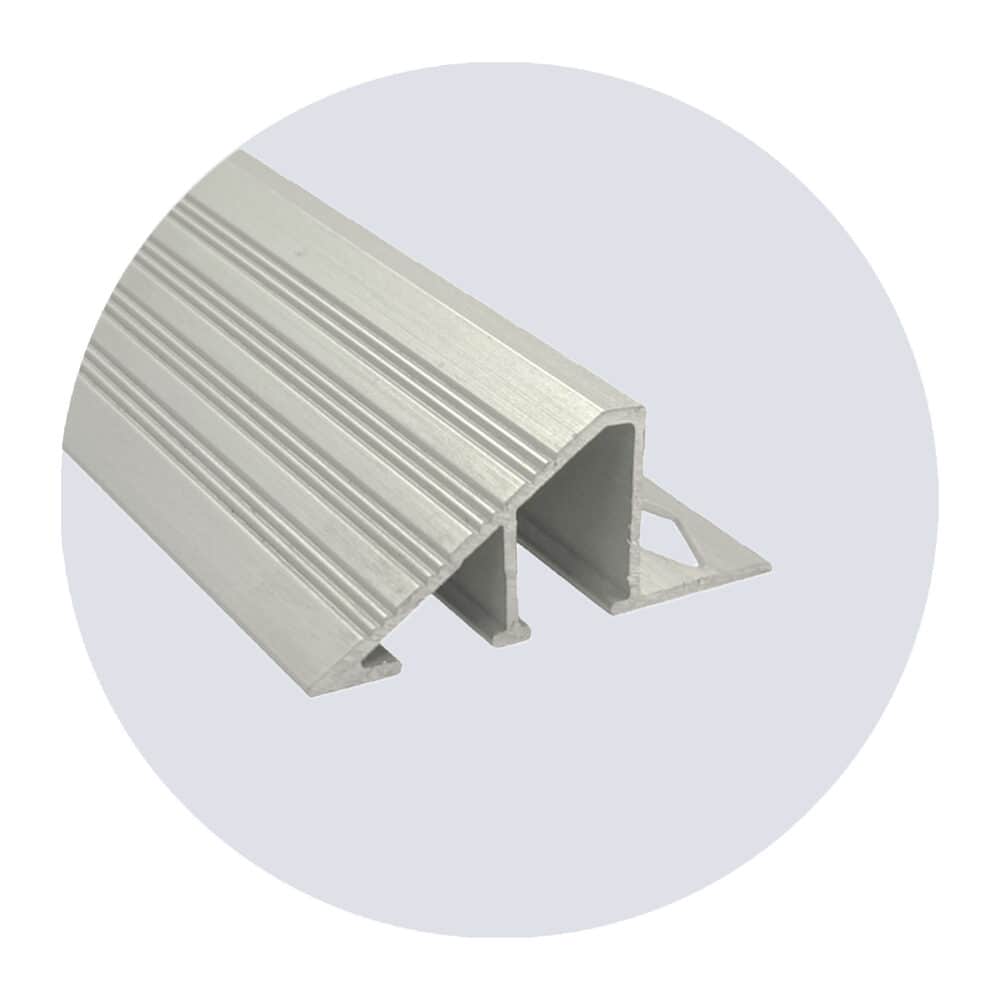 Transition Edge Ramp - 18mm Matt Silver Finish Variation