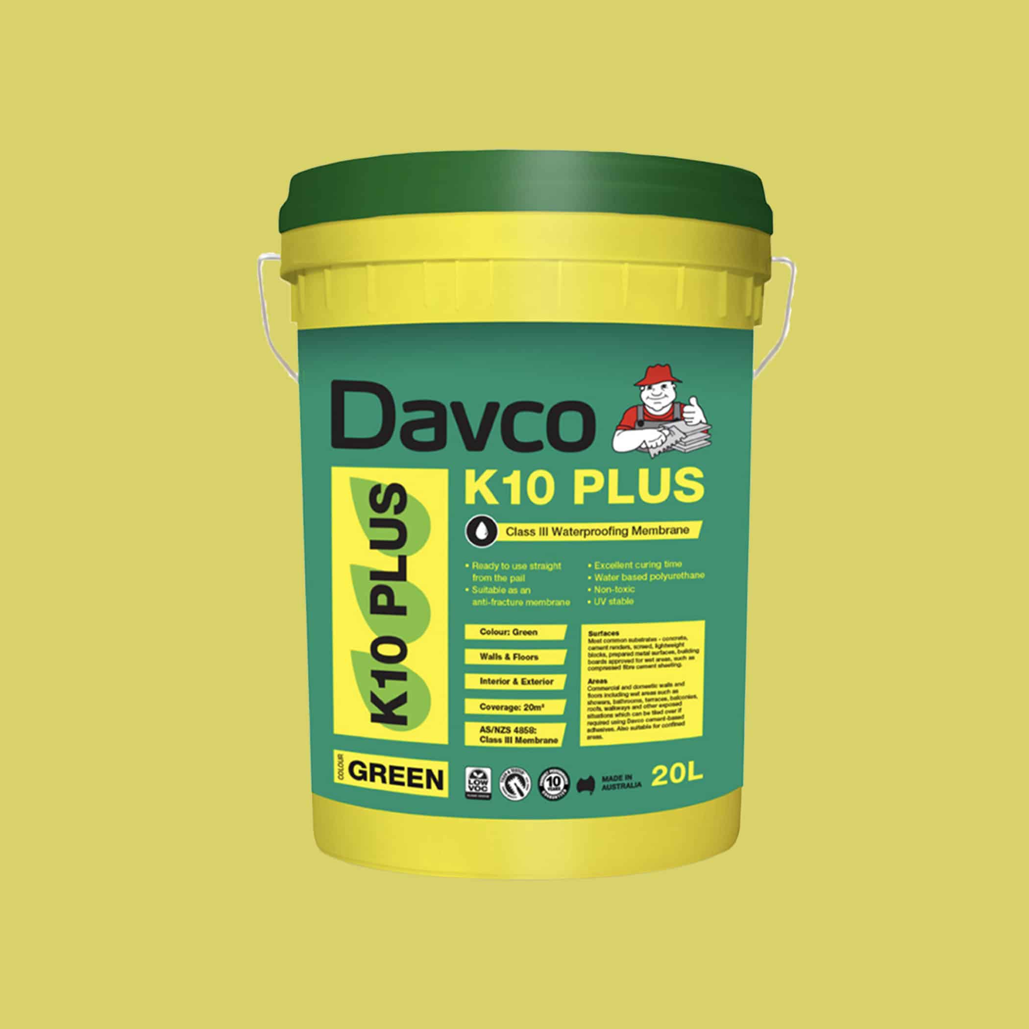 Davco K10 Plus - Green 20L Product Image