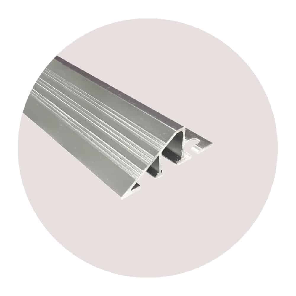Transition Edge Ramp - 12mm Bright Silver Finish Variation