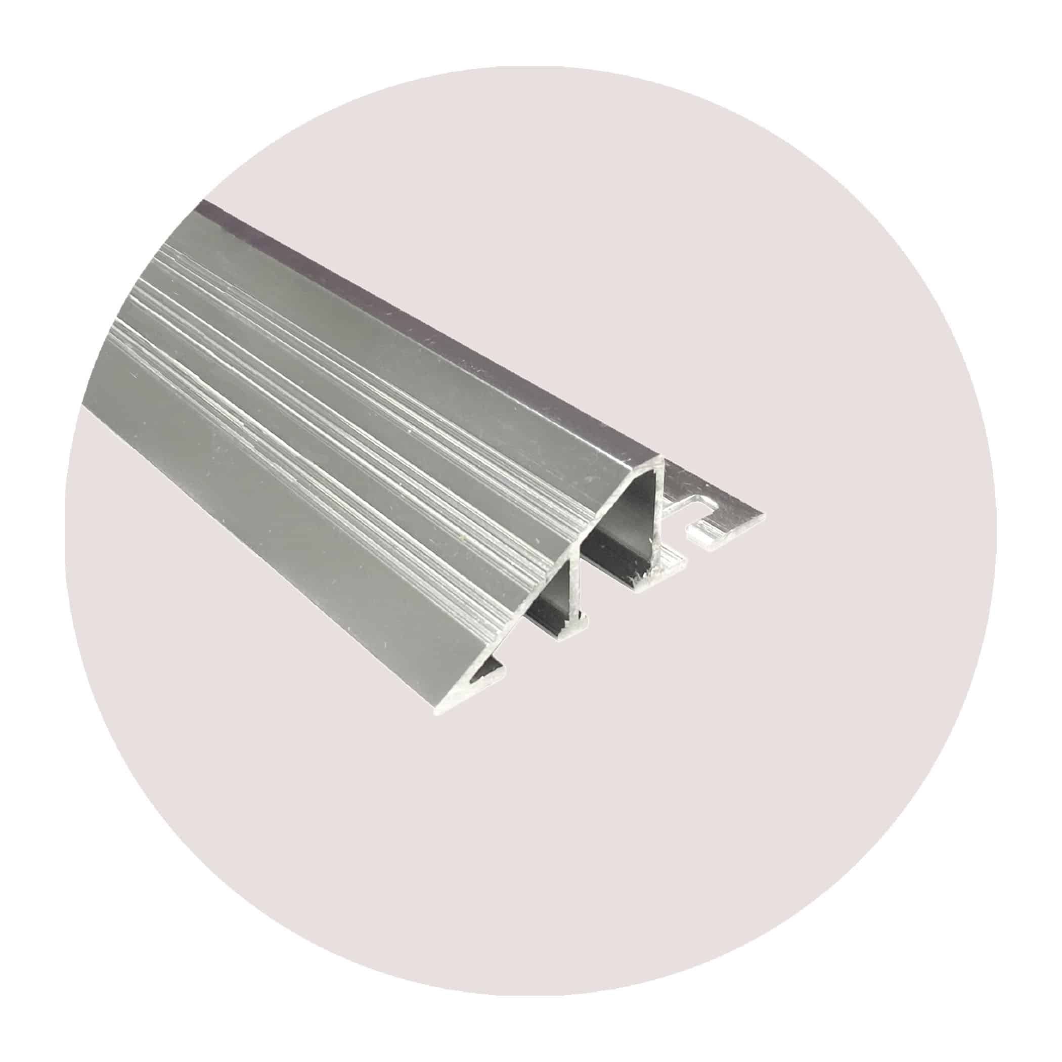 Transition Edge Ramp - 12mm Bright Silver Finish Variation