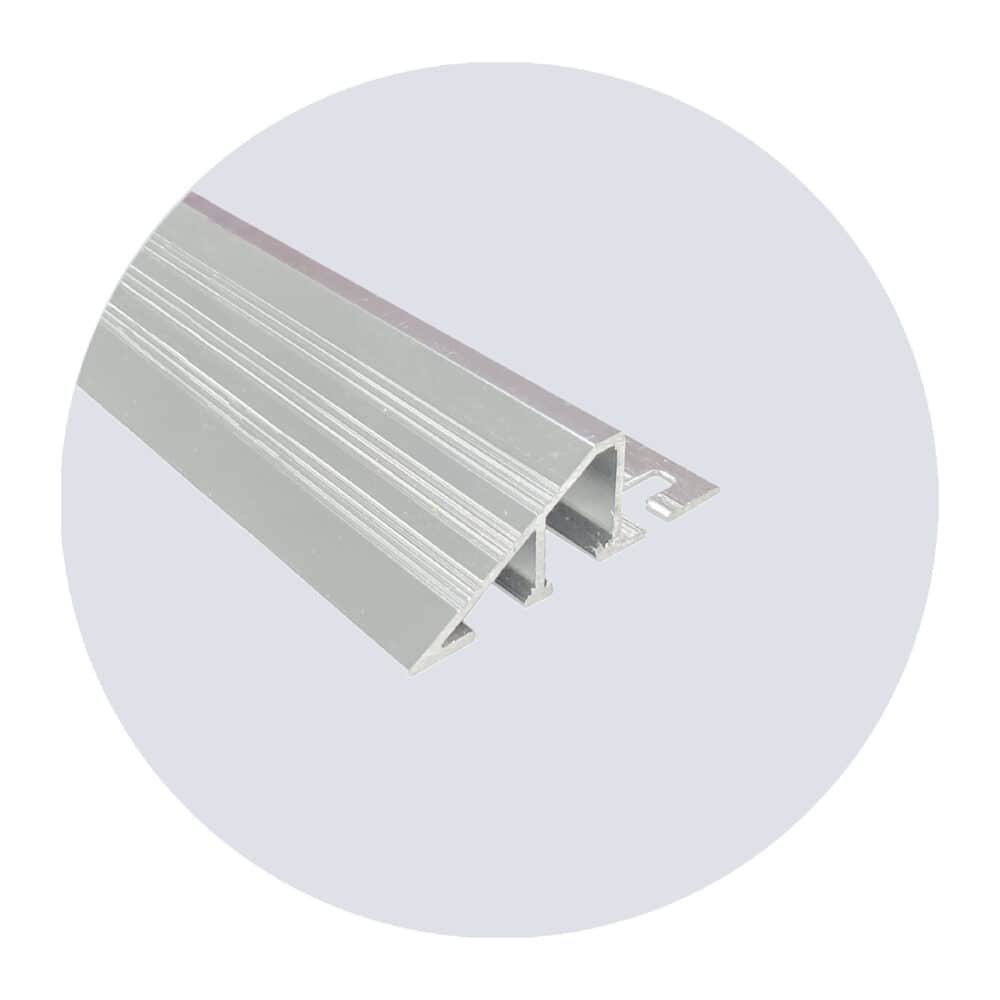 Transition Edge Ramp - 12mm Matt Silver Finish Variation