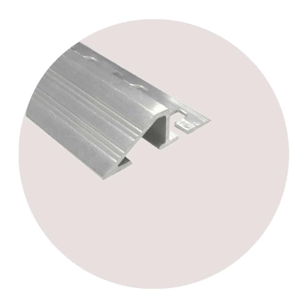 Transition Edge Ramp - 10mm Bright Silver Finish Variation