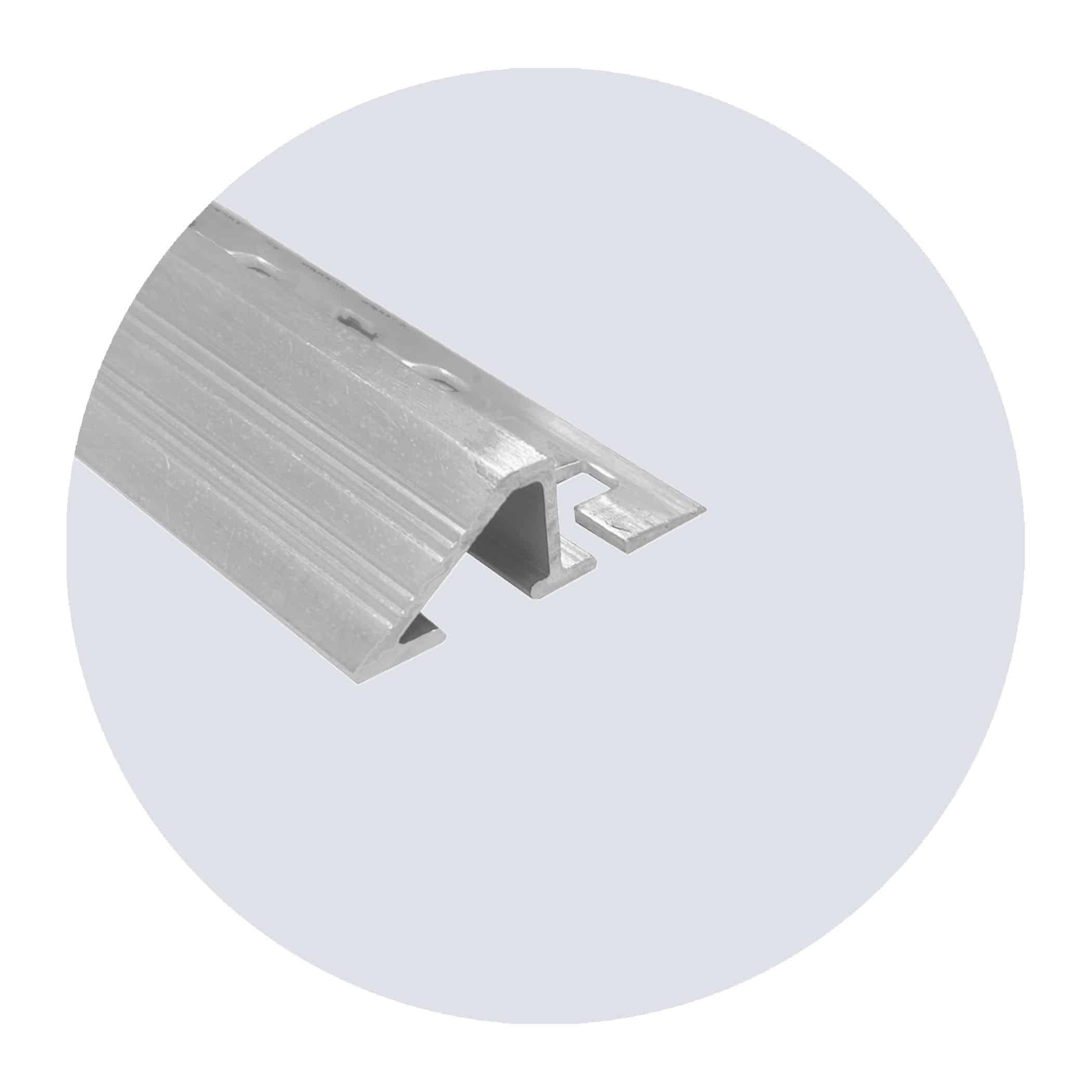 Transition Edge Ramp - 8mm Matt Silver Finish Variation