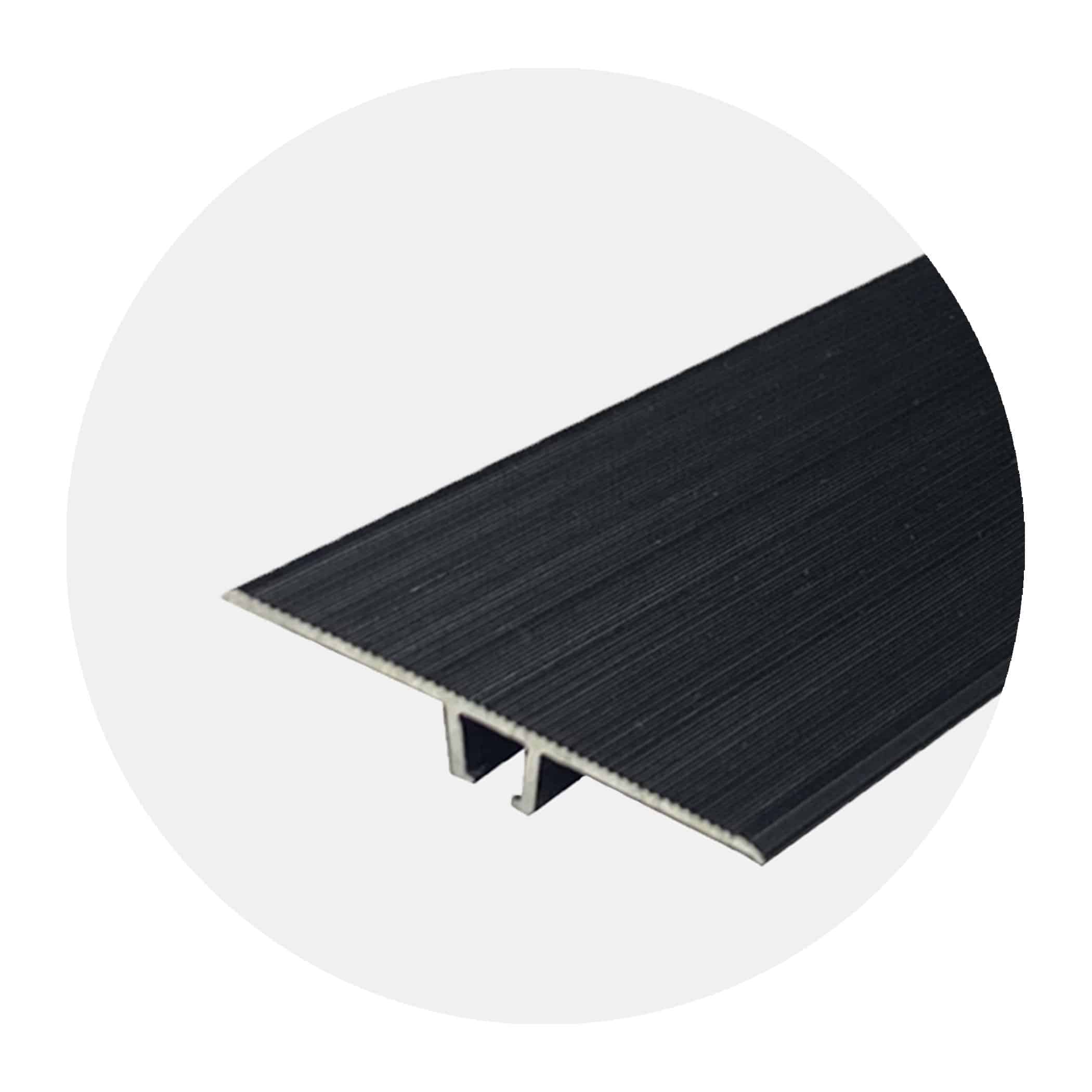 Seamless Transition Cover Trim-Flat - Black Variation Image