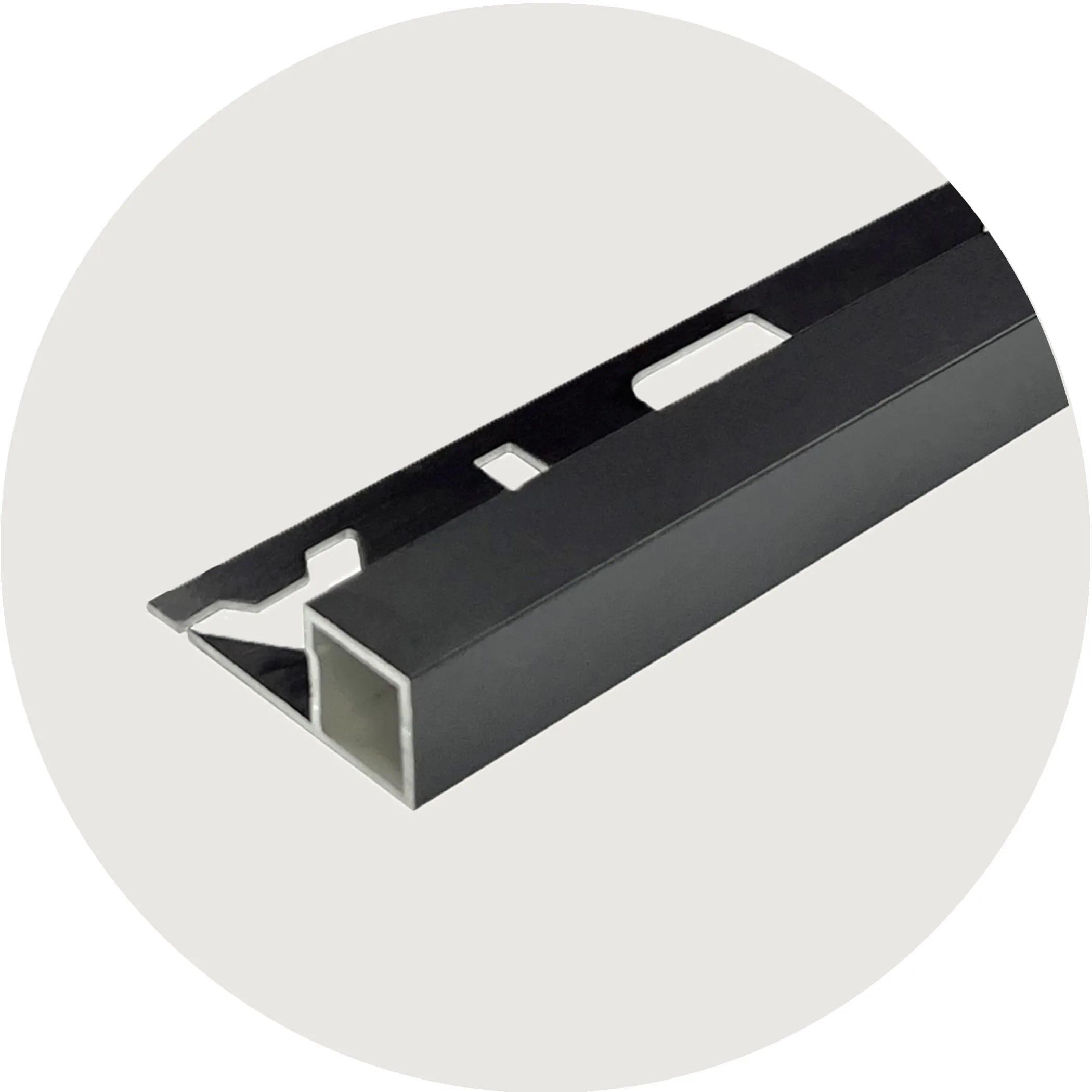 Square Edge Trim Matt Black - Variation Image