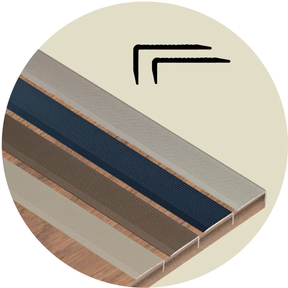 L Shape Angle End Flooring Trim - Product Image