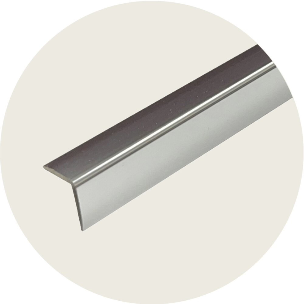 Retro Fit External L Shape Angle - Bright Silver Variation Image