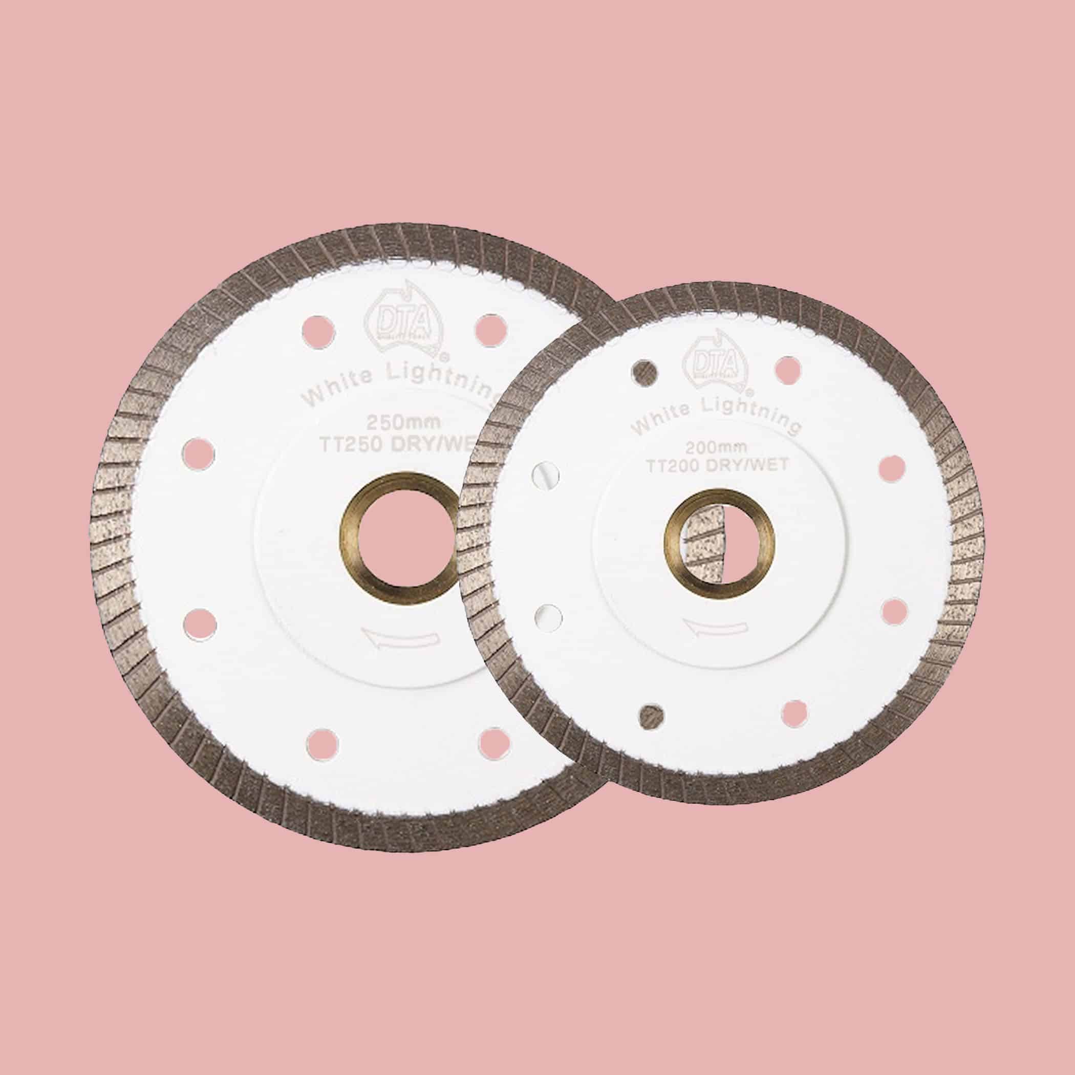DTA White Lightning Turbo Diamond Saw Blades - Product Image