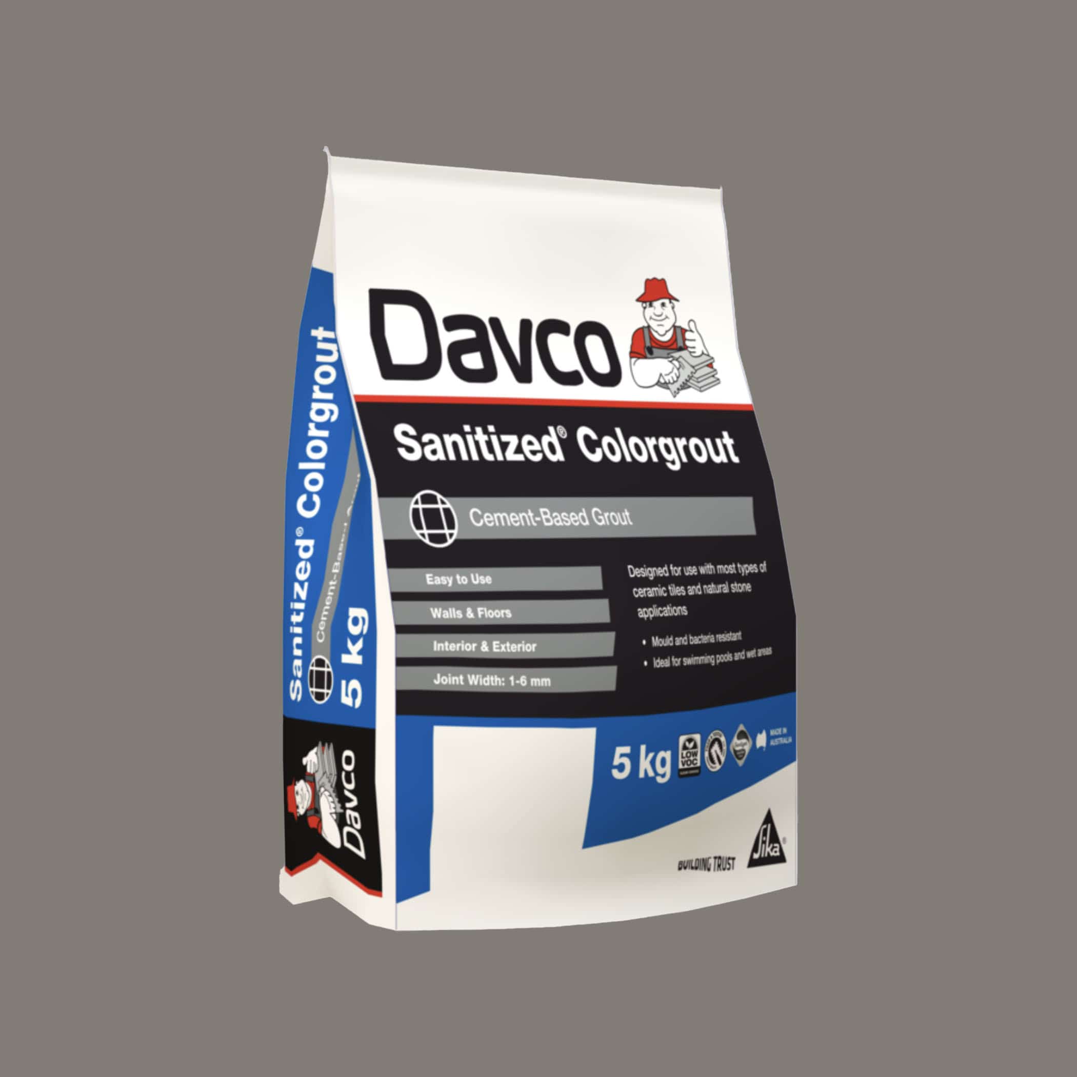 Davco Sanitized Colorgrout - 64 Mocha 1.5kg