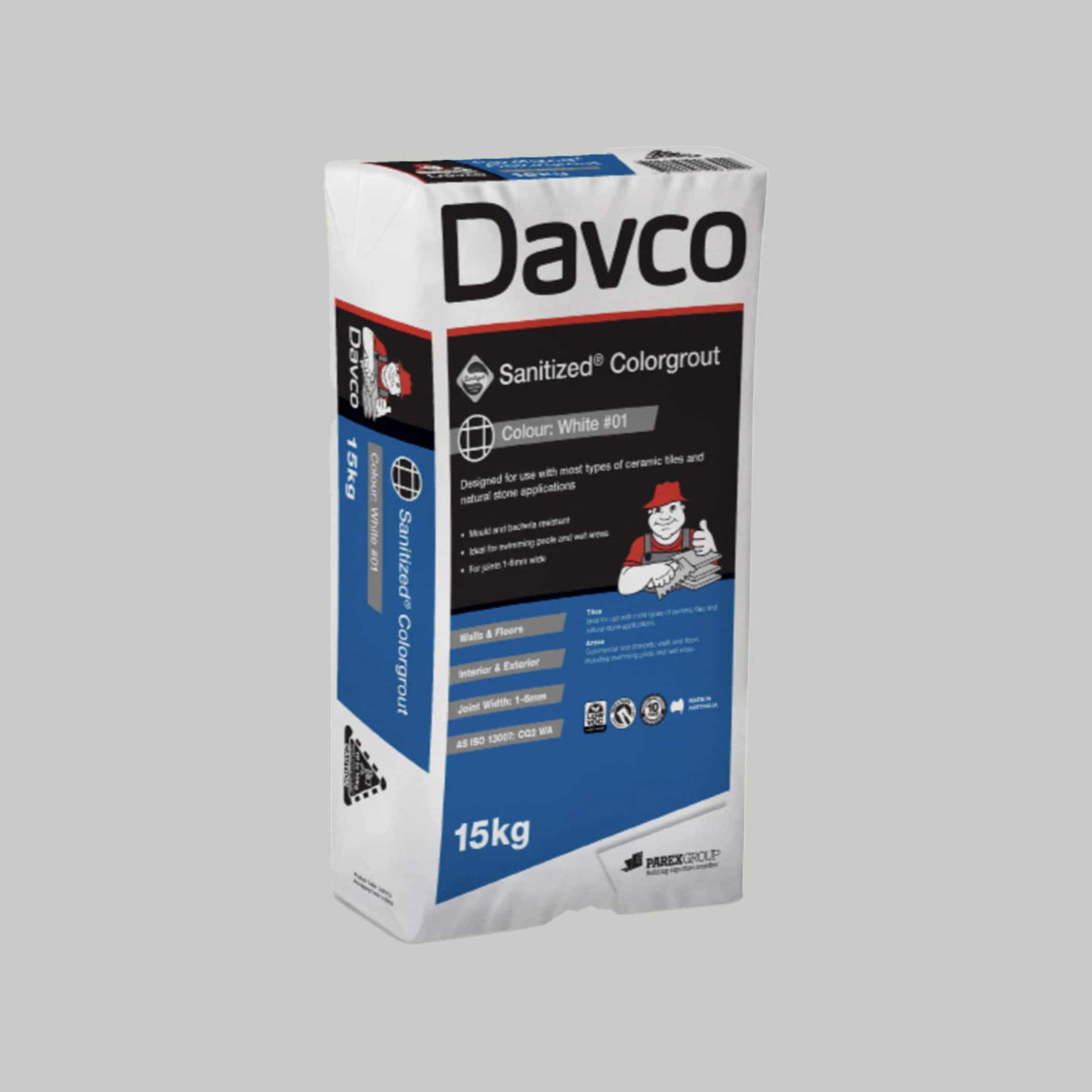 Davco Sanitized Colorgrout - 77 Palladium 15kg