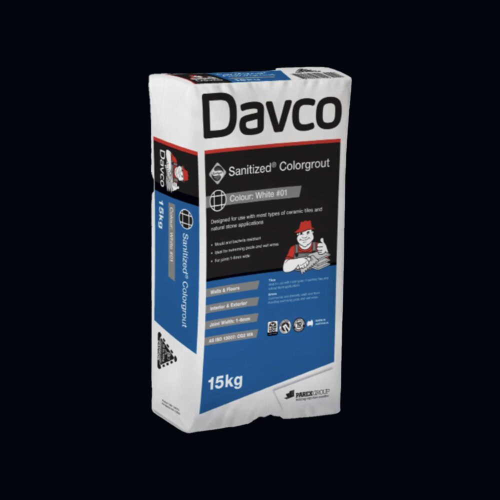 Davco Sanitized Colorgrout - 02 Black 15kg