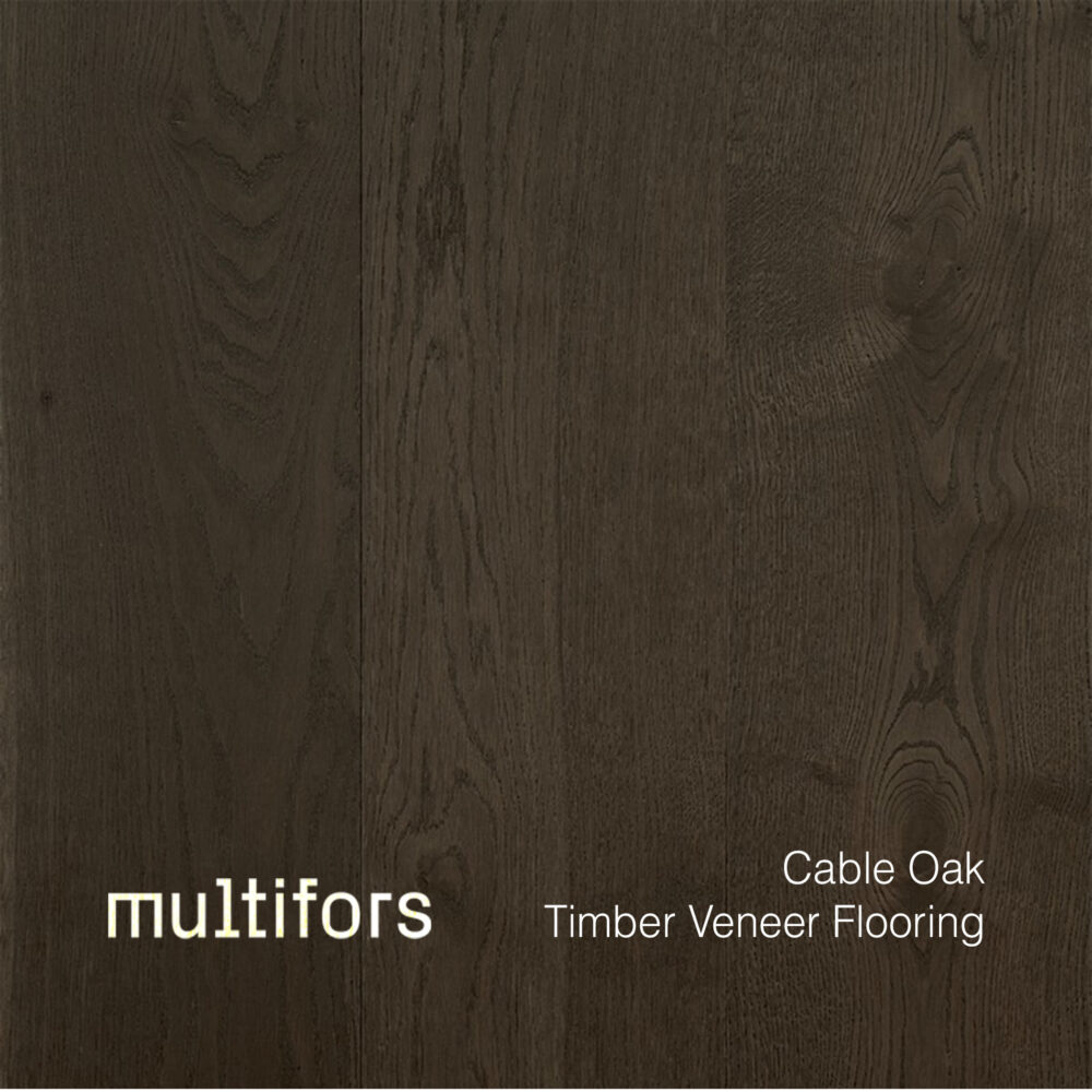 Cable Oak Timber Veneer Flooring