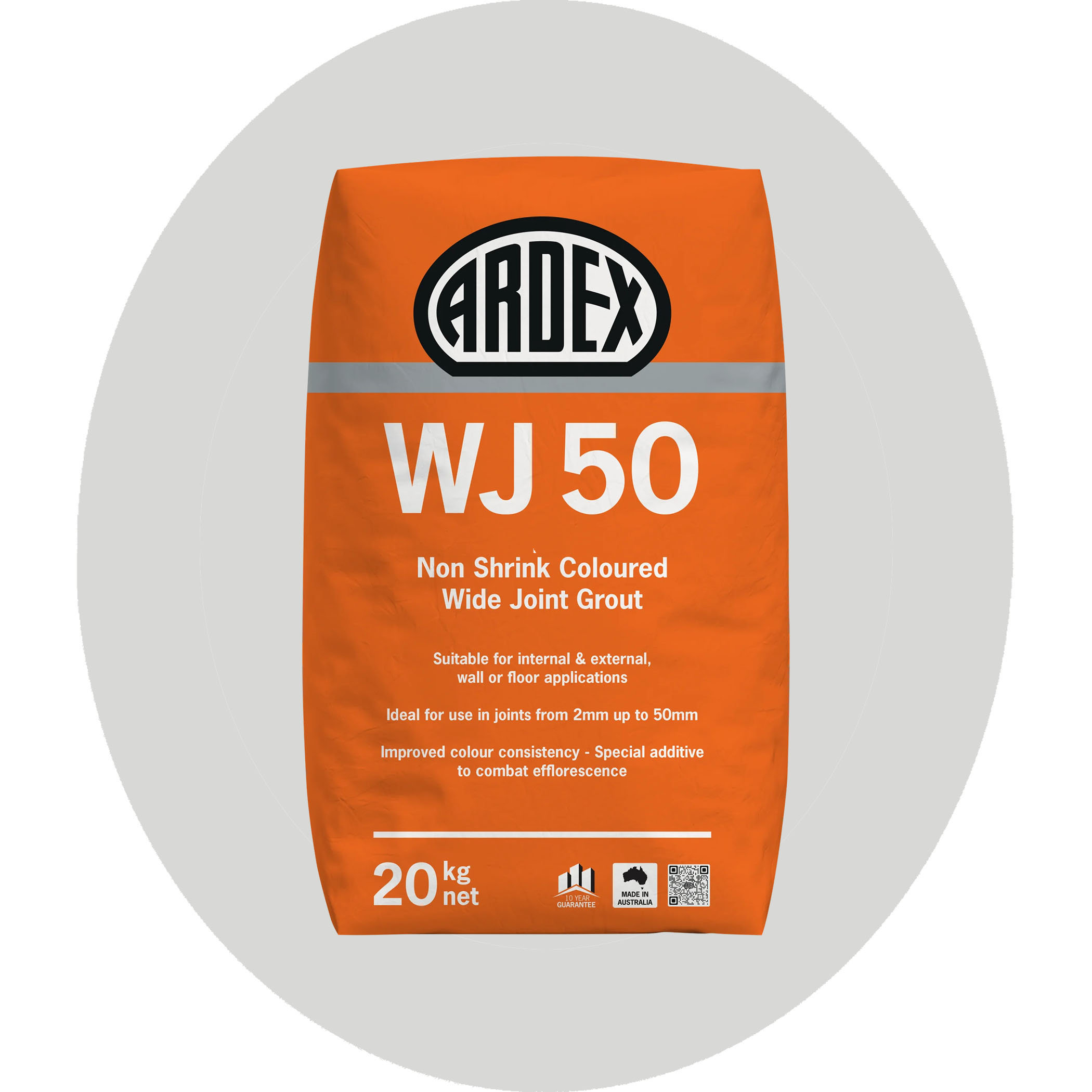 Ardex WJ50 Wide Joint Grout - 20kg Bag - White Variation Image