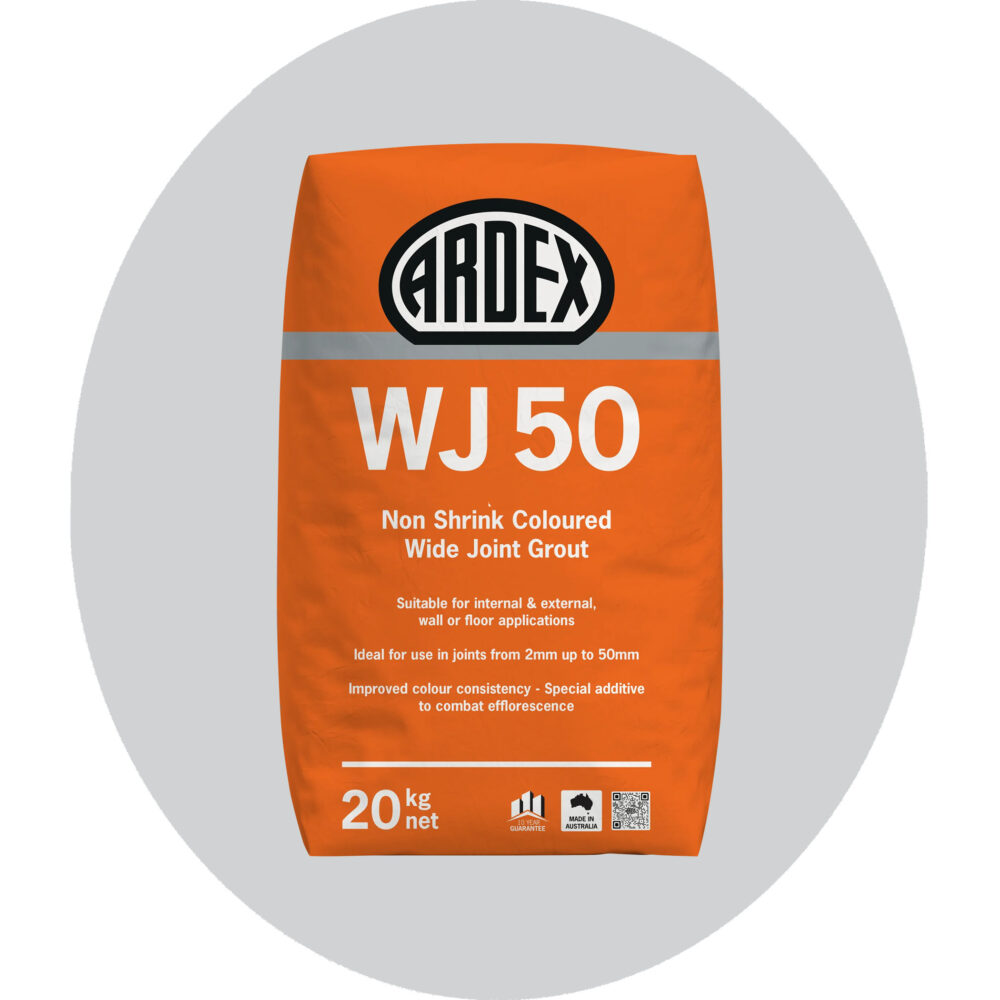 Ardex WJ50 Wide Joint Grout - 20kg Bag - Light Grey Variation Image