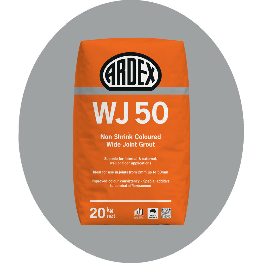 Ardex WJ50 Wide Joint Grout - 20kg Bag - Mid Grey Variation Image