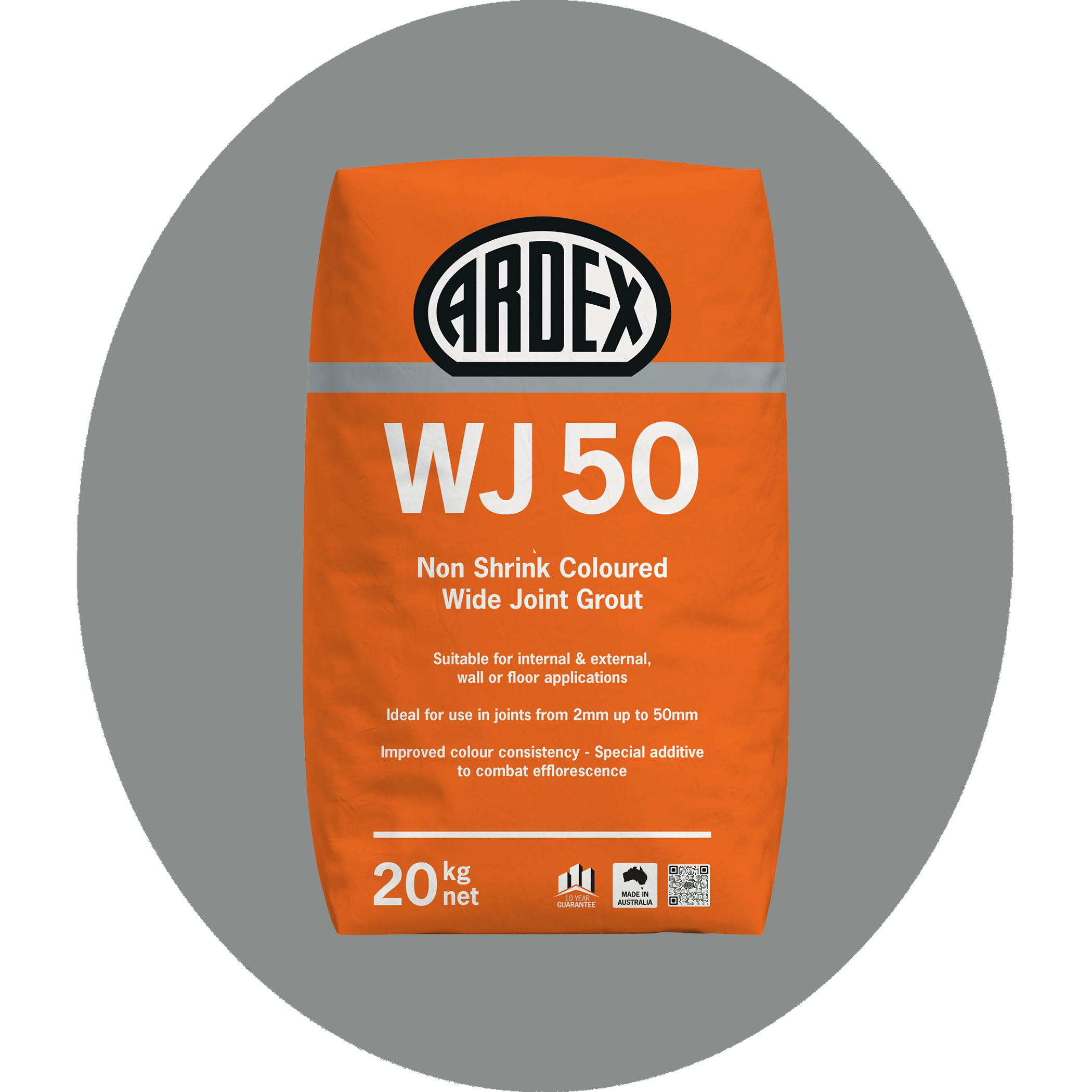 Ardex WJ50 Wide Joint Grout - 20kg Bag - Neutral Variation Image