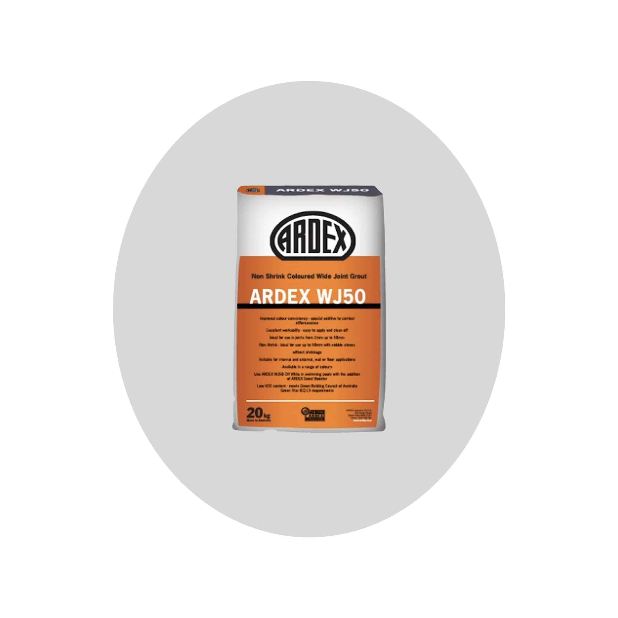 Ardex WJ50 Wide Joint Grout - White Variation Image