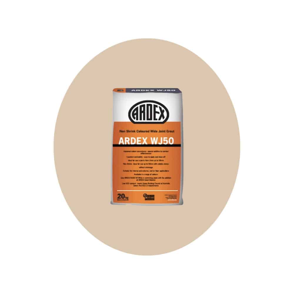 Ardex WJ50 Wide Joint Grout - Sand Beige Variation Image