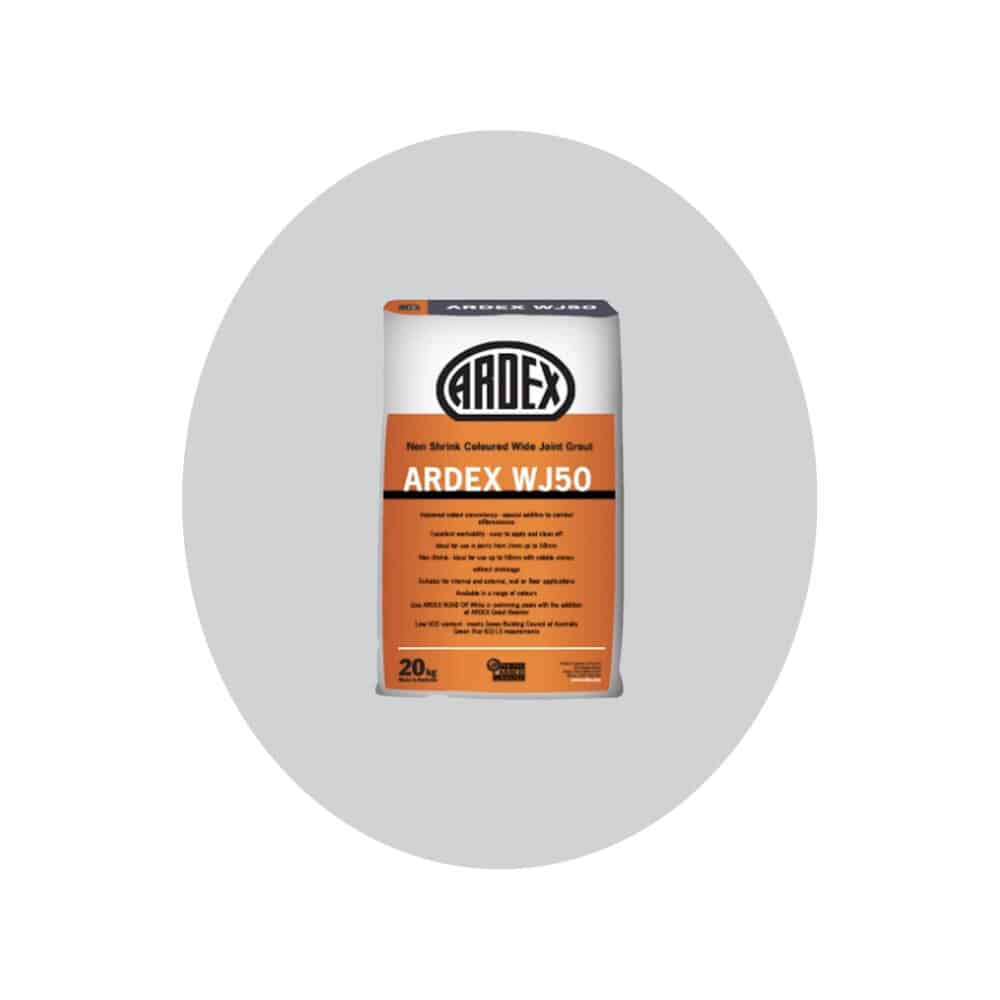 Ardex WJ50 Wide Joint Grout - Light Grey Variation Image
