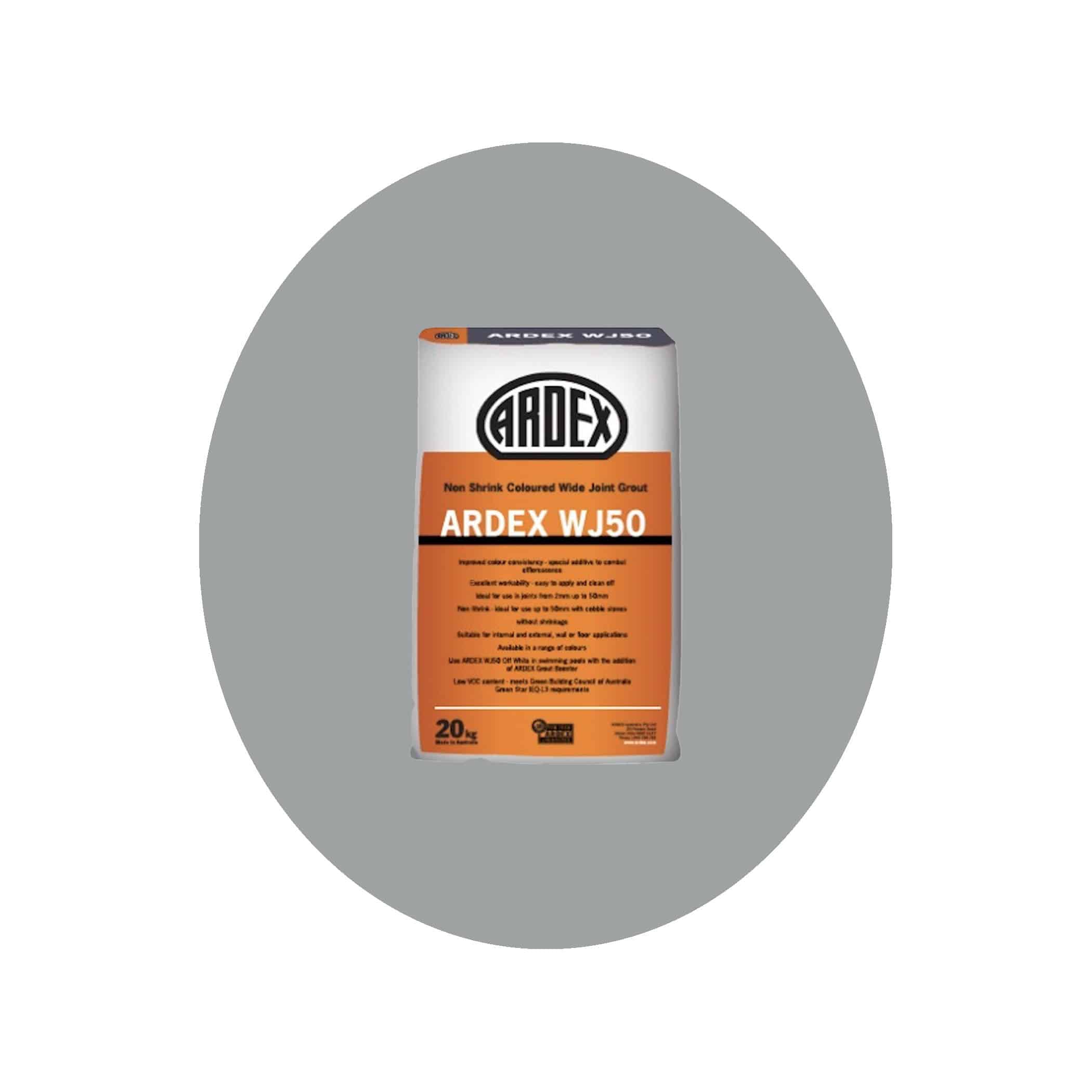 Ardex WJ50 Wide Joint Grout - Mid Grey Variation Image
