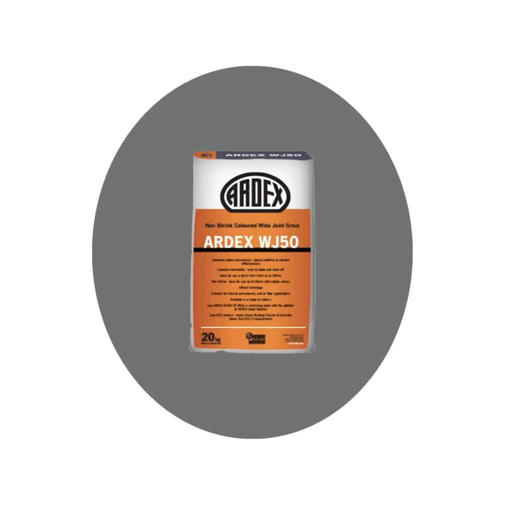 Ardex WJ50 Wide Joint Grout - Charcoal Variation Image