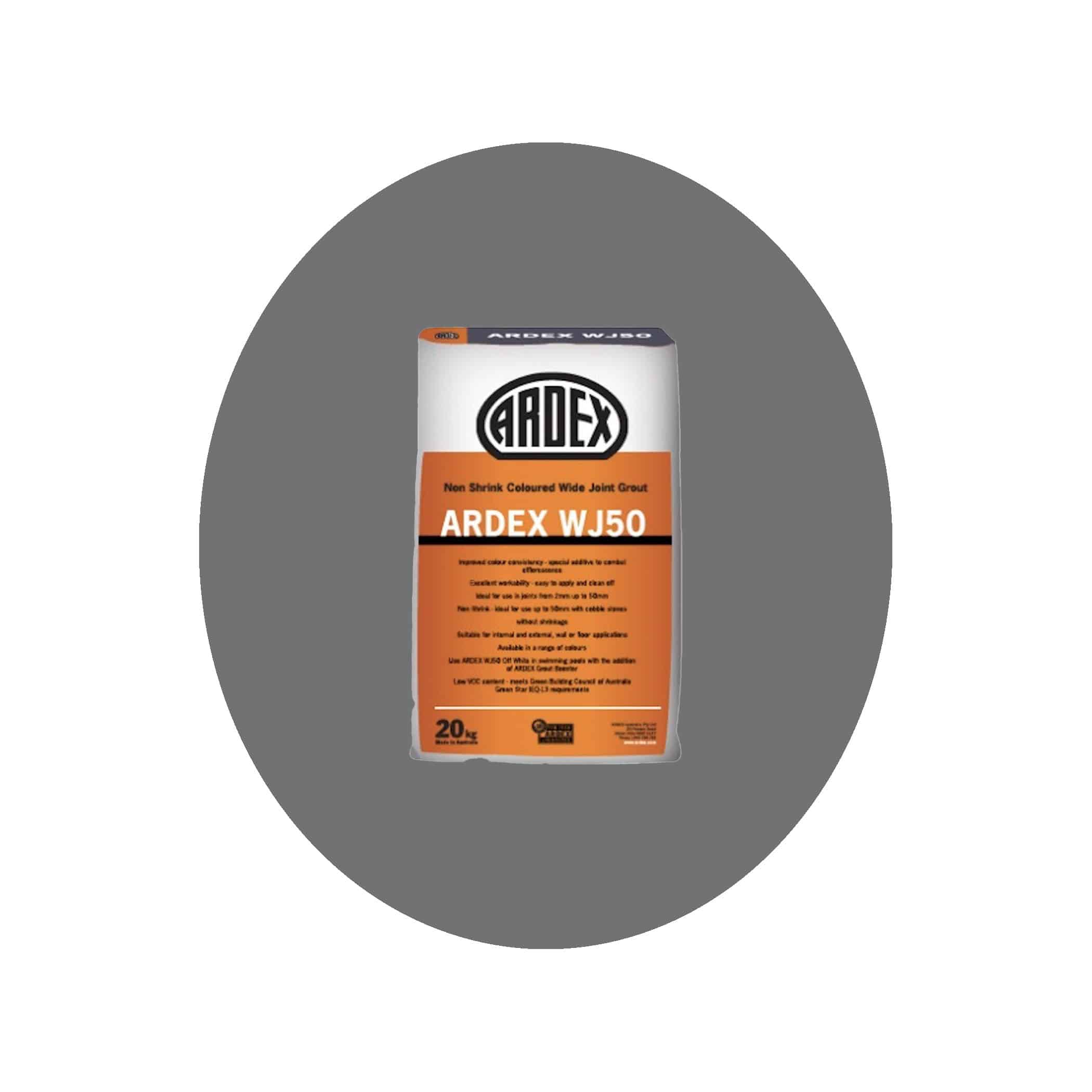 Ardex WJ50 Wide Joint Grout - Charcoal Variation Image