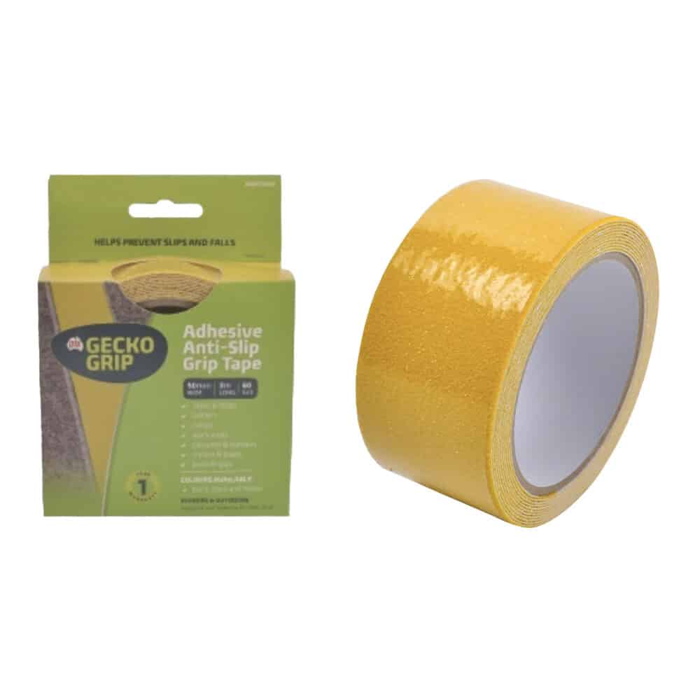 Gecko Grip Anti Slip Adhesive Tape - 50mm x 3.1m Yellow Variation Image