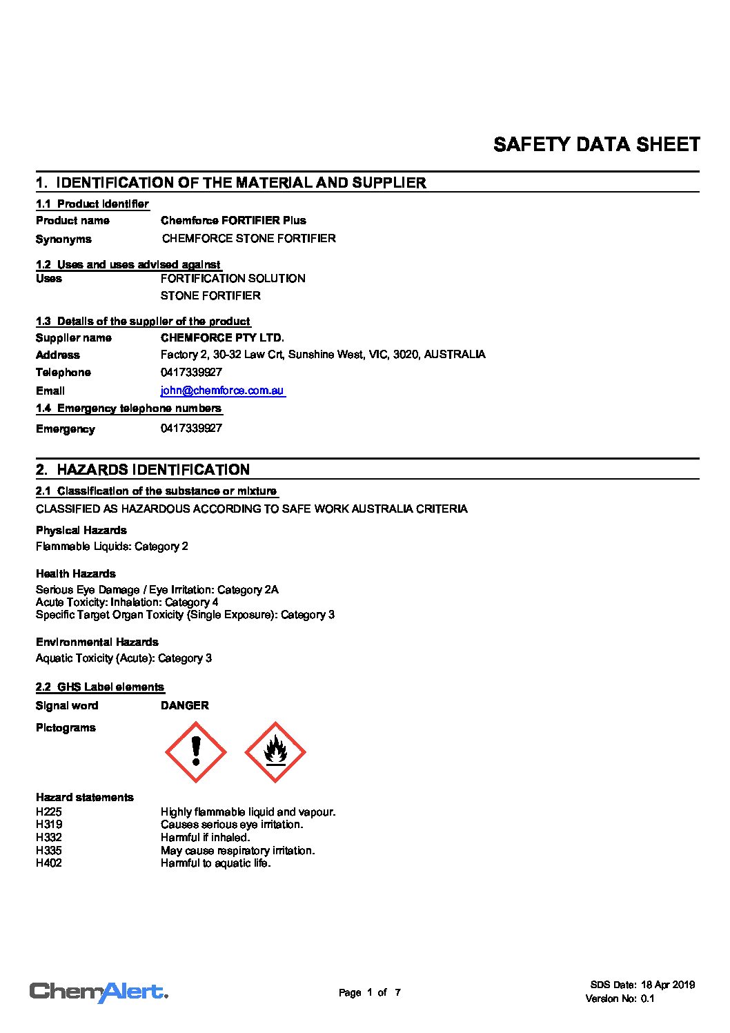 Technical Specifications