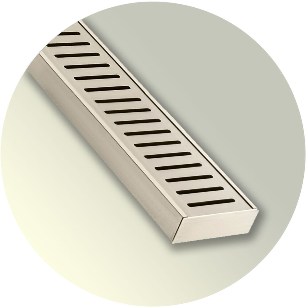 Lauxes Standard Floor Grate SFG - Brushed Nickel Variation Image
