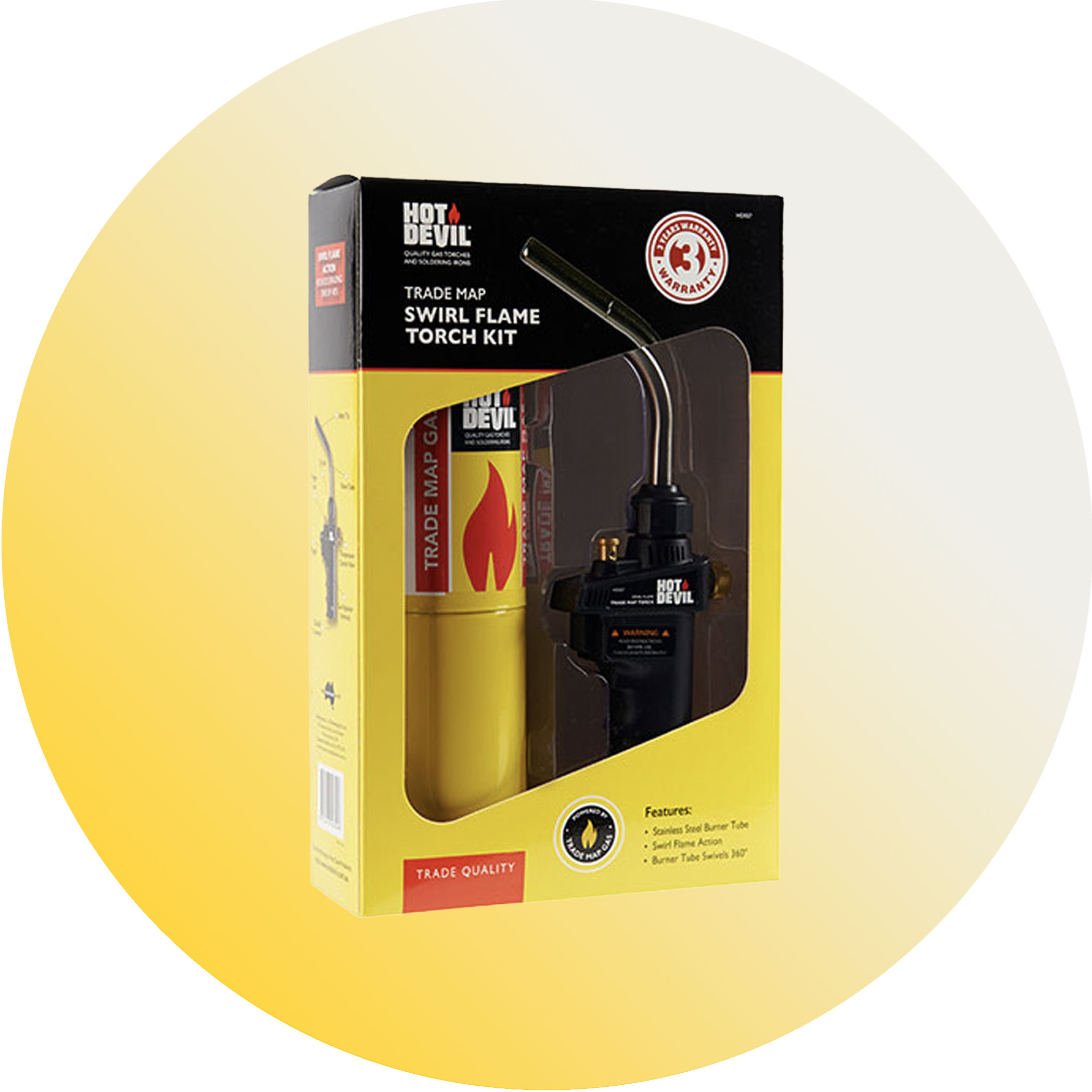 Hot Devil Trade MAP Swirl Flame Torch Kit - Gallery Image