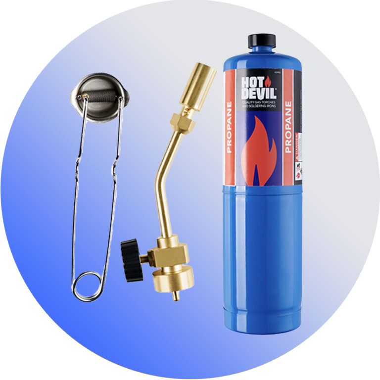 Hot Devil Propane Torch Kit with Hand Sparker