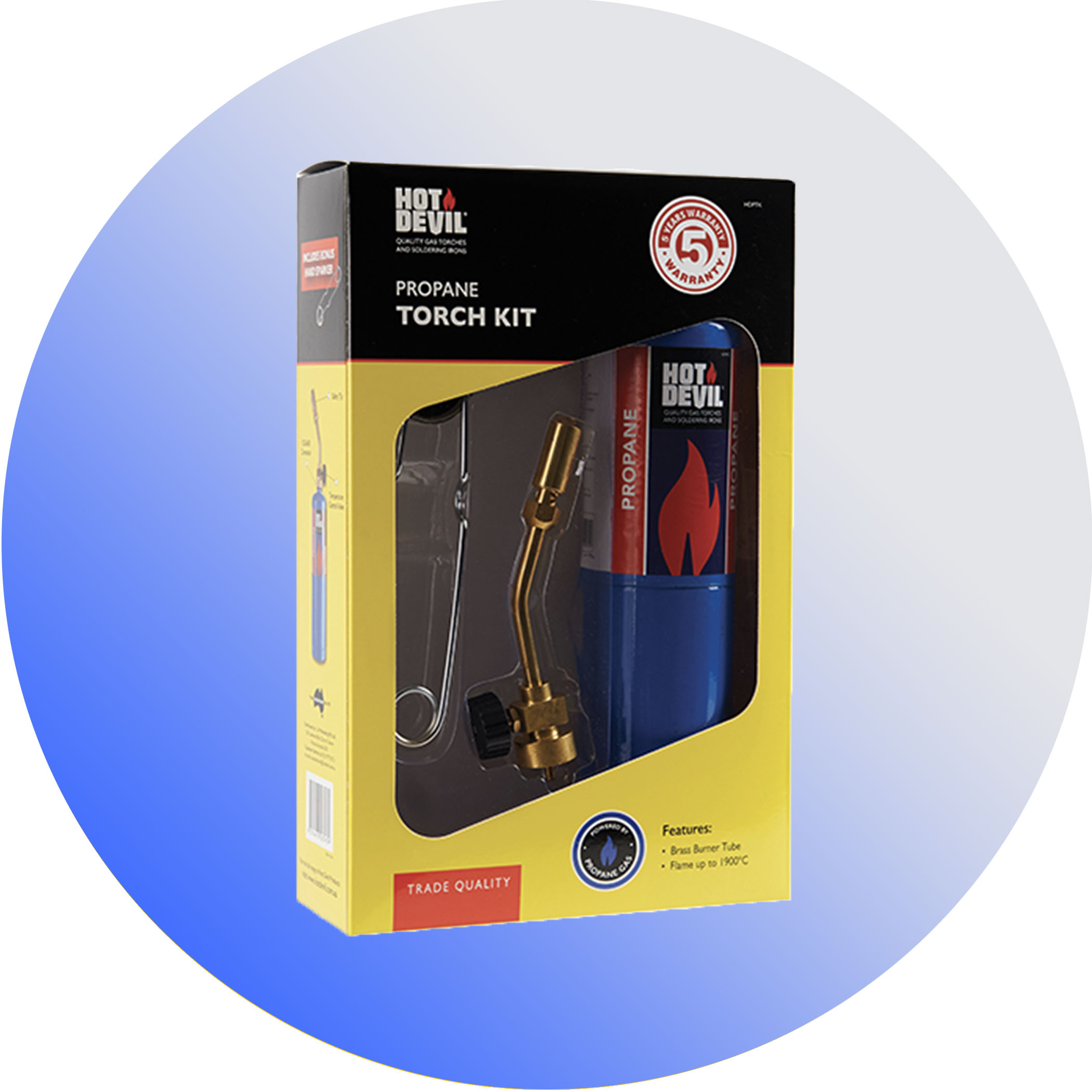 Hot Devil Propane Torch Kit with Hand Sparker - Gallery Image 2