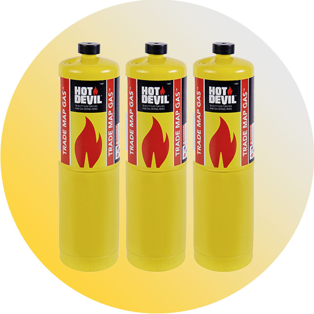 Hot Devil Trade MAP Gas Refill (3 Pack) - Product Image