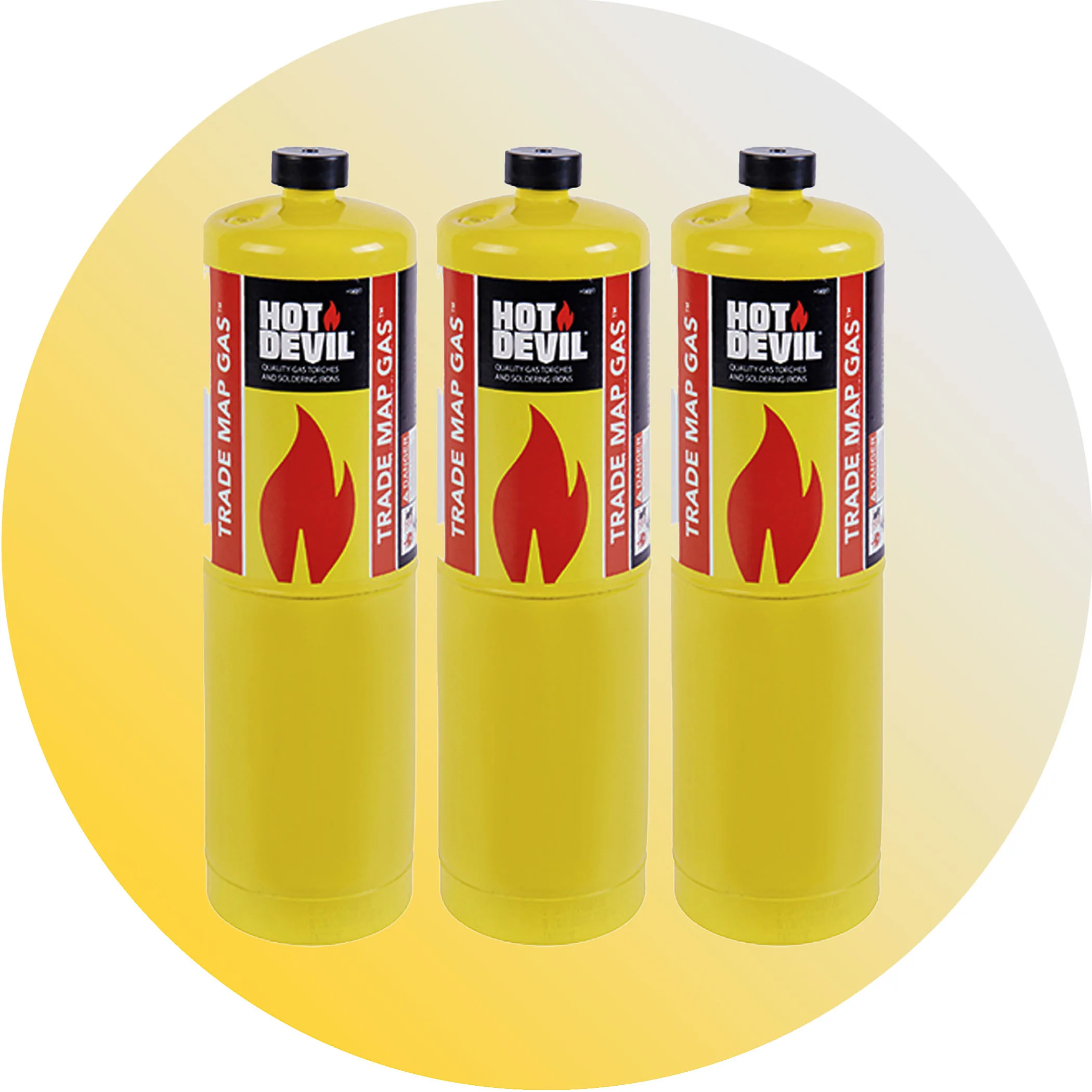 Hot Devil Trade MAP Gas Refill (3 Pack) - Product Image