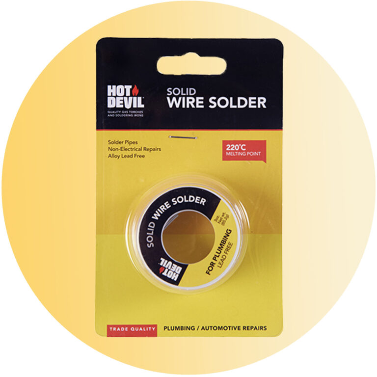 Hot Devil Solid Wire Solder - Product Image