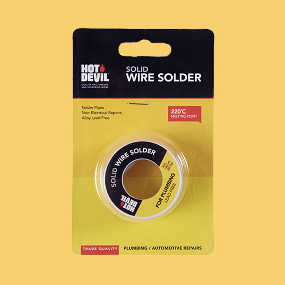 Hot Devil Solid Wire Solder - Product Image