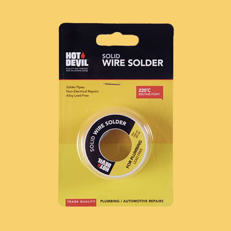 Hot Devil Solid Wire Solder - Product Image