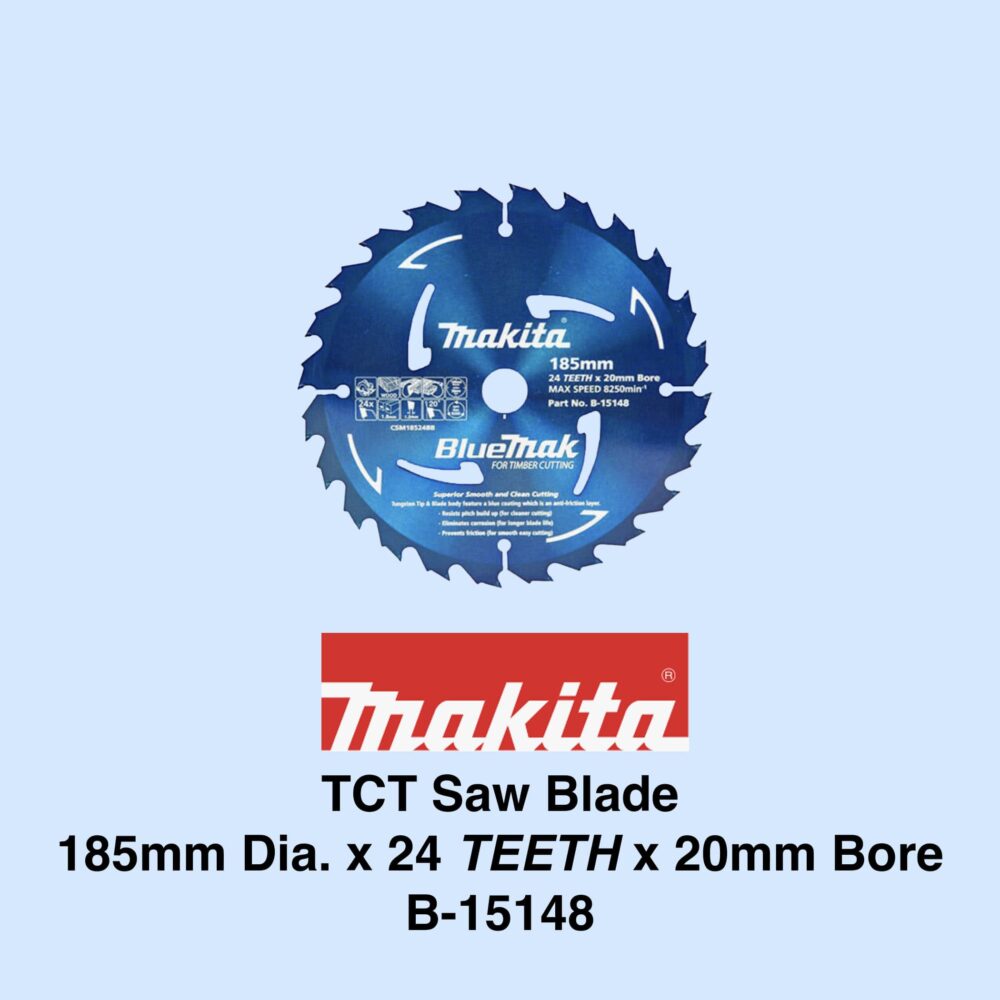 Makita BlueMak Saw Blades 185mm - Gallery Image