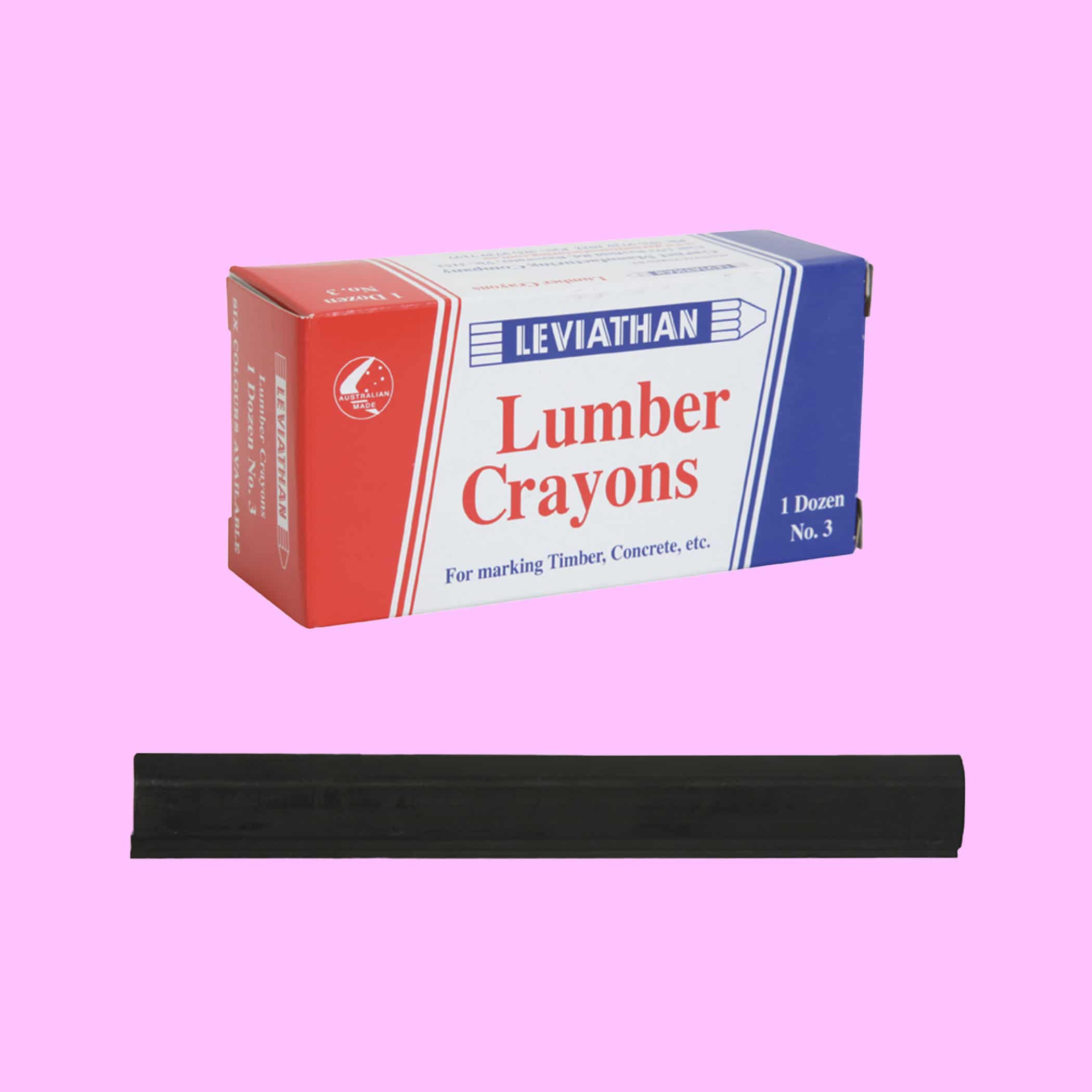 Leviathan Lumber Crayons - Black - Variation Image