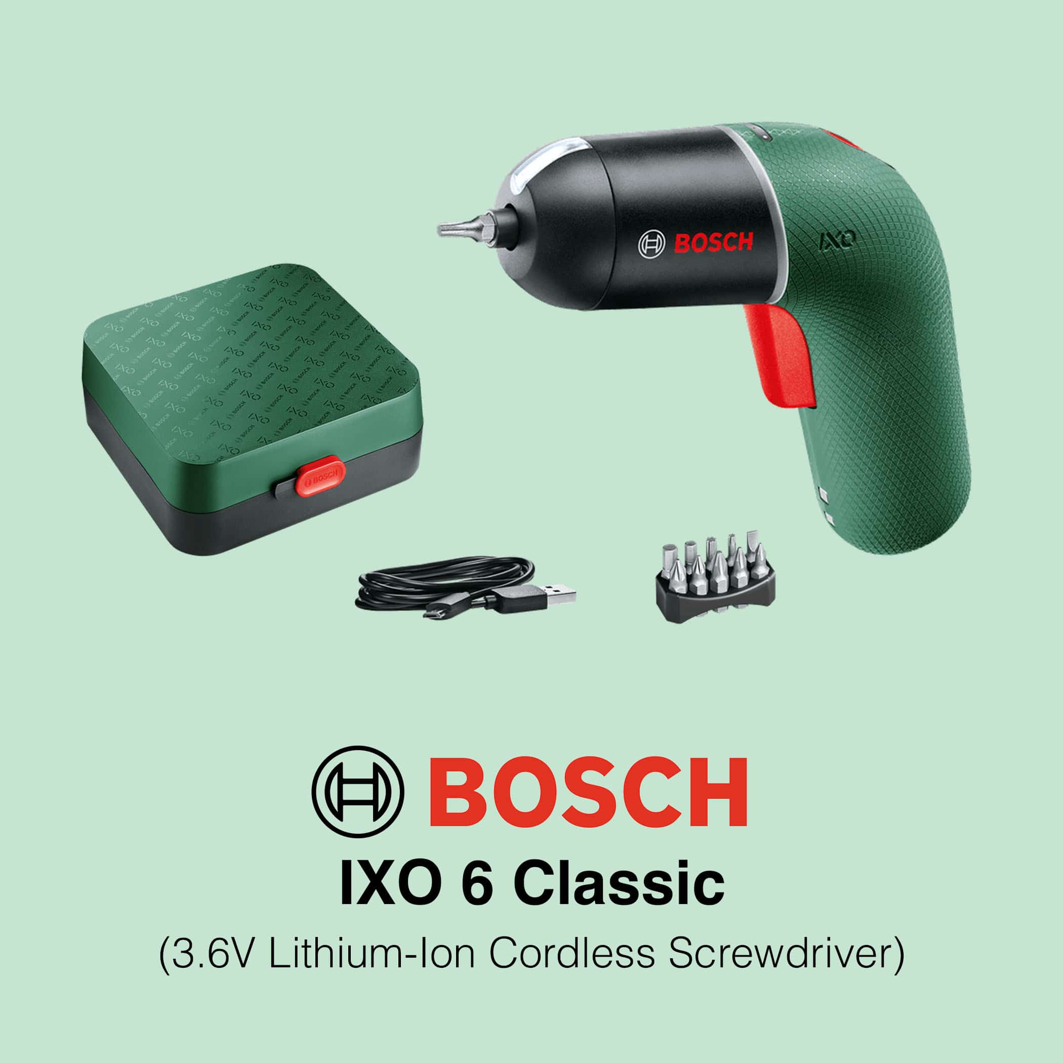 Bosch IXO 6 3.6V Cordless Screwdriver - Gallery Image 1