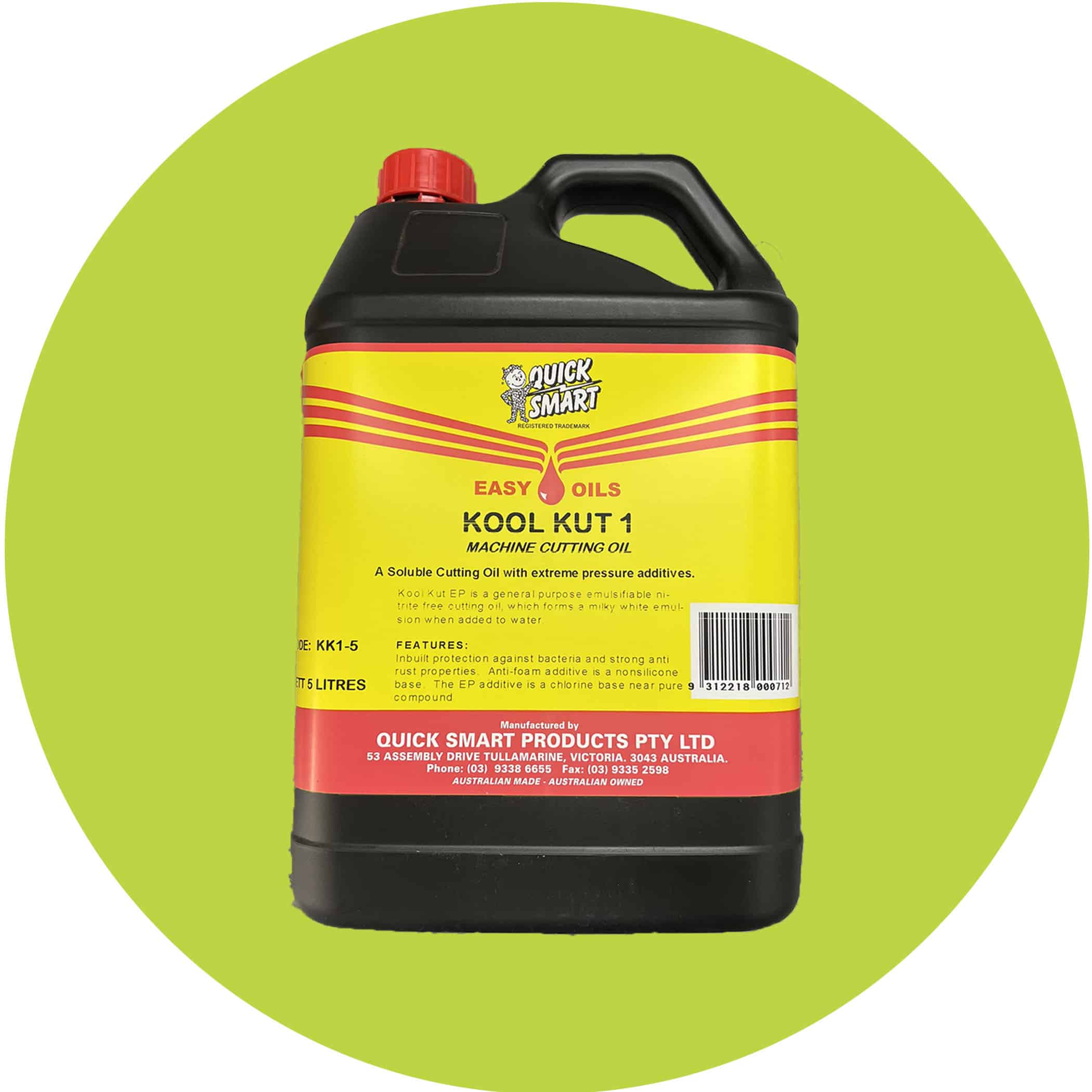 Quick Smart Kool Kut 1 - Machine Cutting Oil - 5 Litres Variation Image