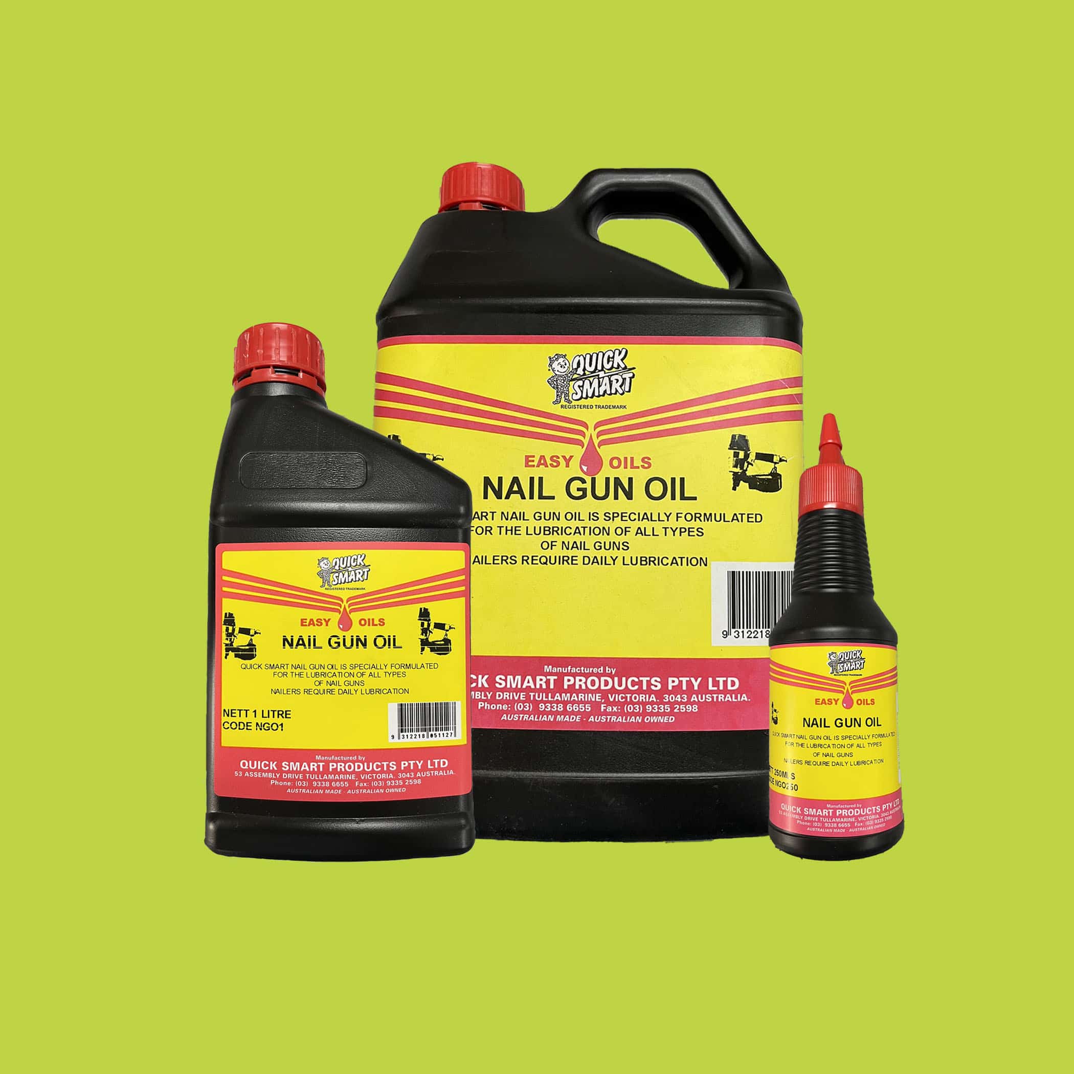 Quick Smart Nail Gun Oil - Product Image
