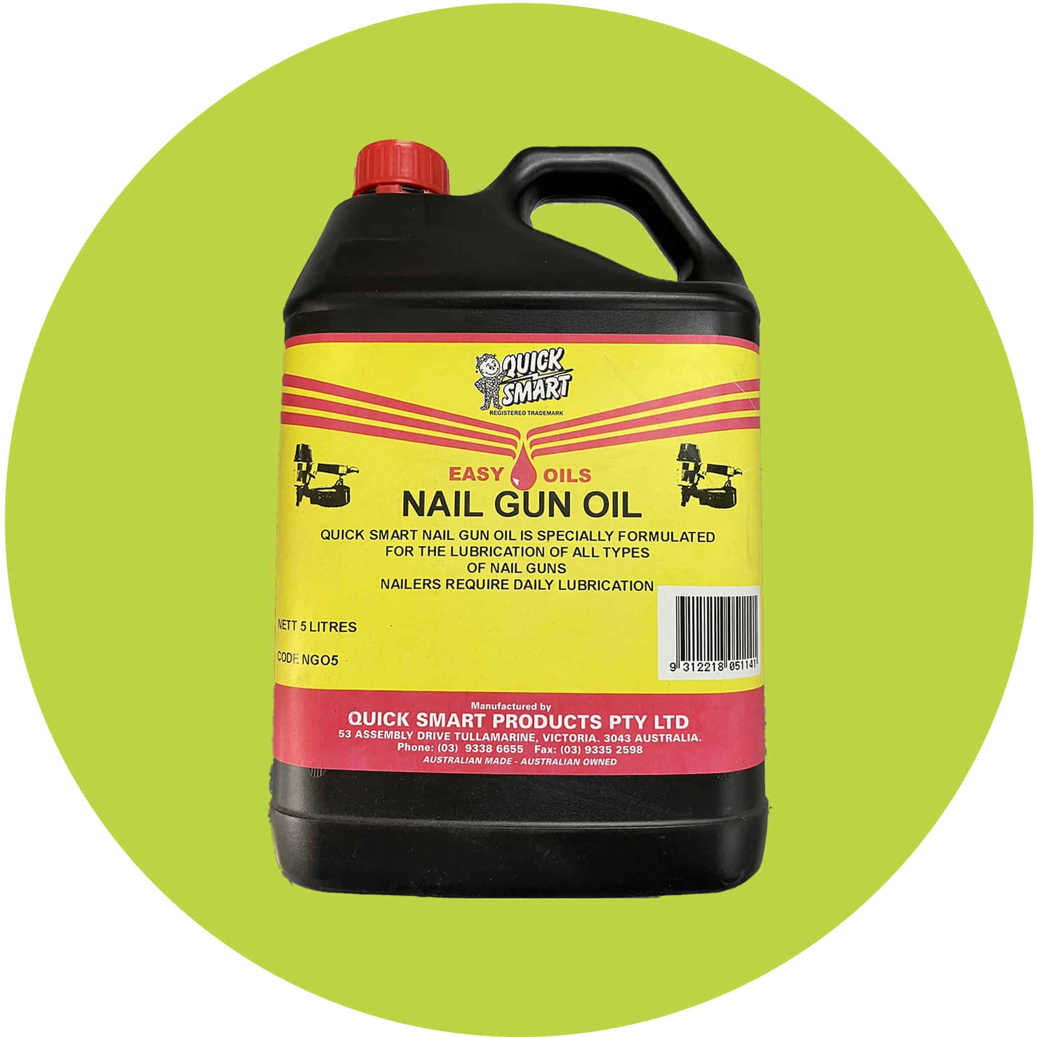 Quick Smart Nail Gun Oil - 5 Litre Variation Image