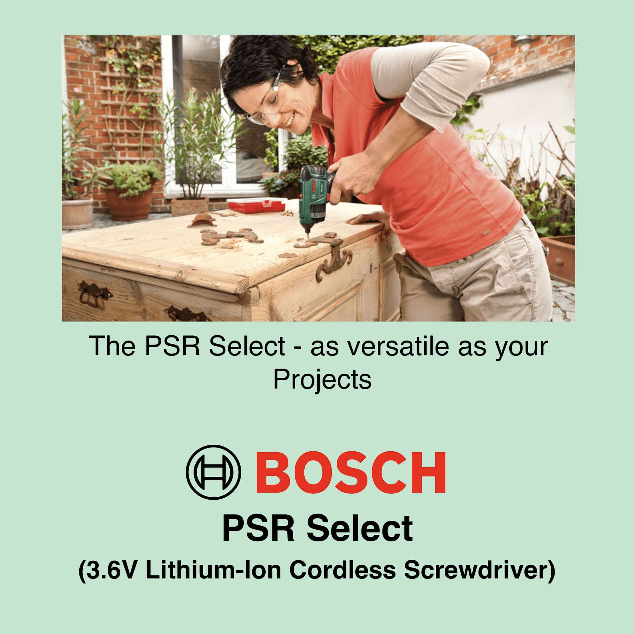 Bosch PSR Select 3.6V Cordless Screwdriver
